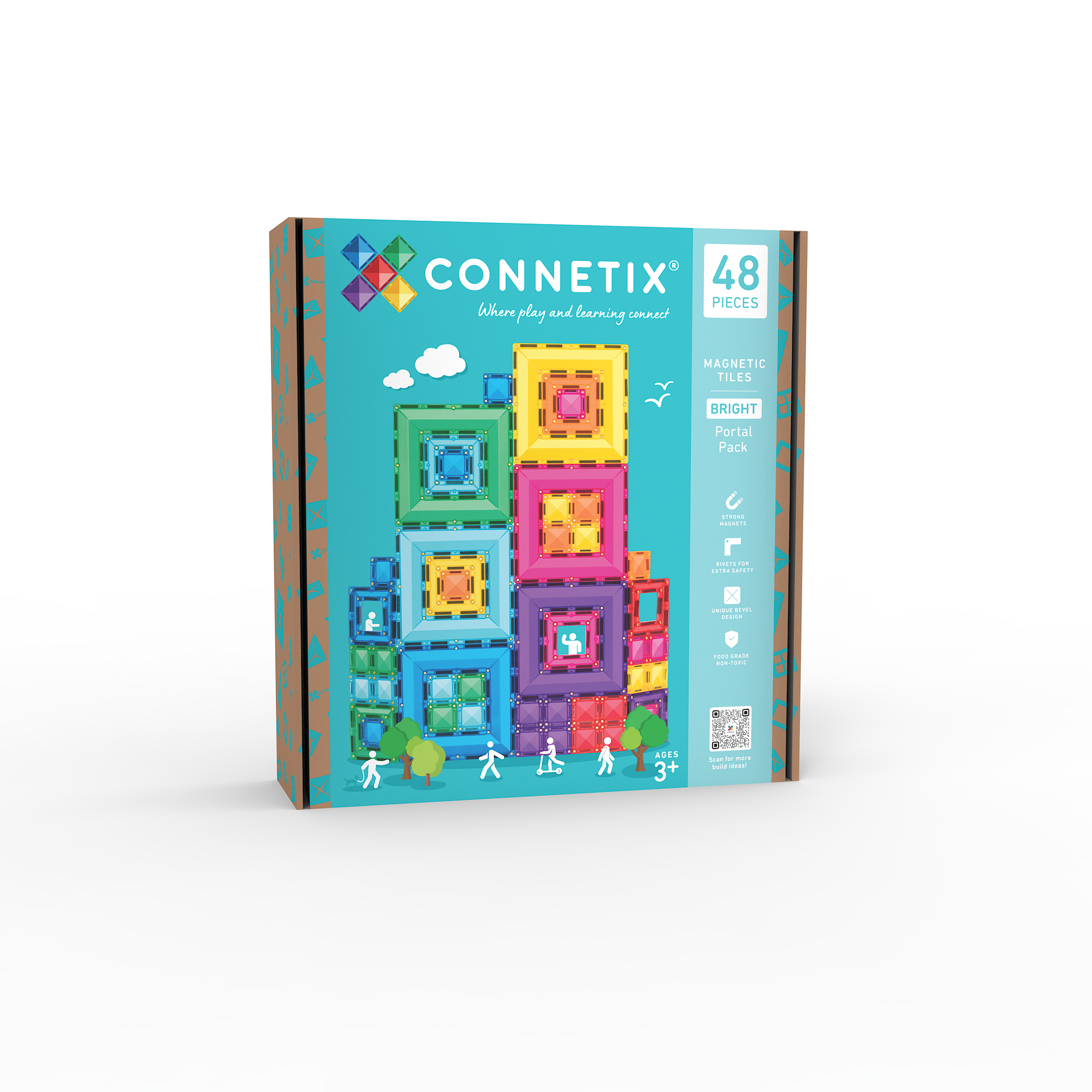 Connetix | Bright Portal Pack - 48 pc