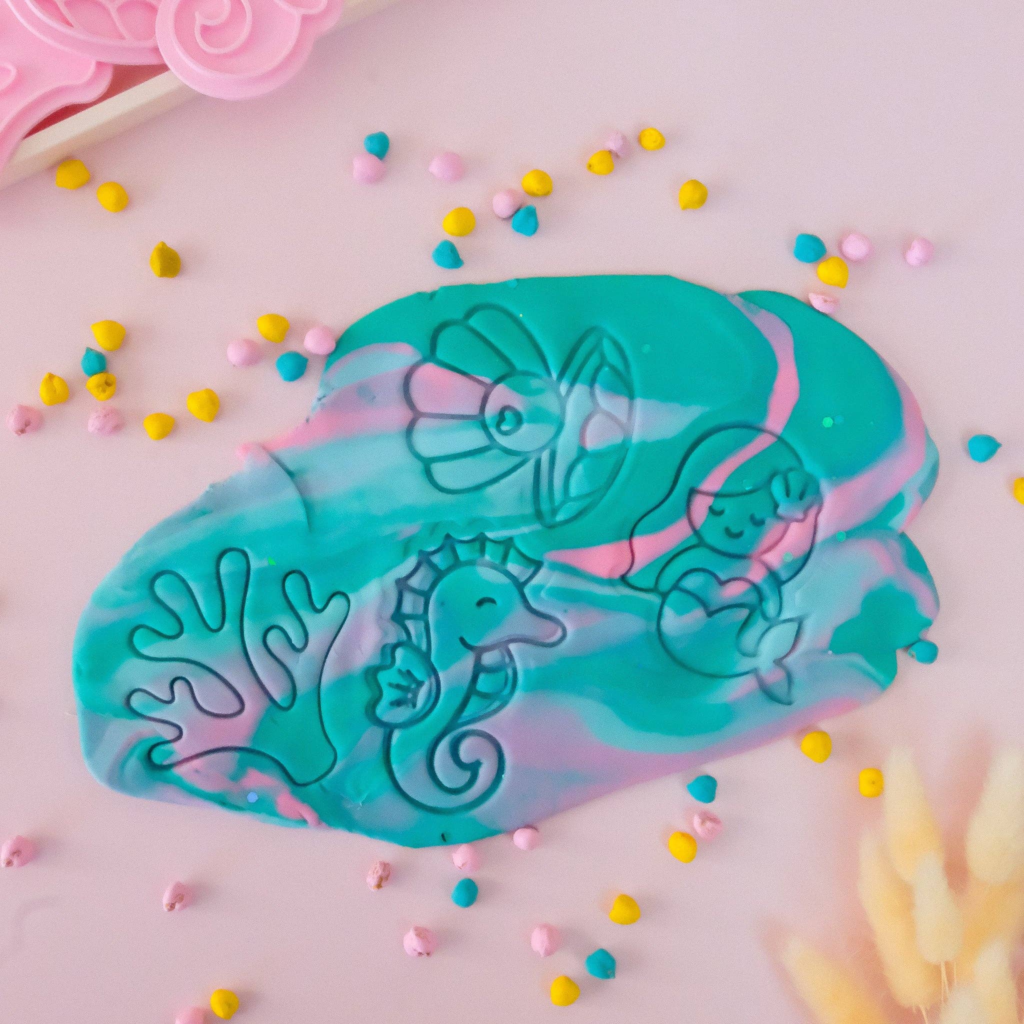 Play Sense | Eco Playdough Stamp - Mermaid