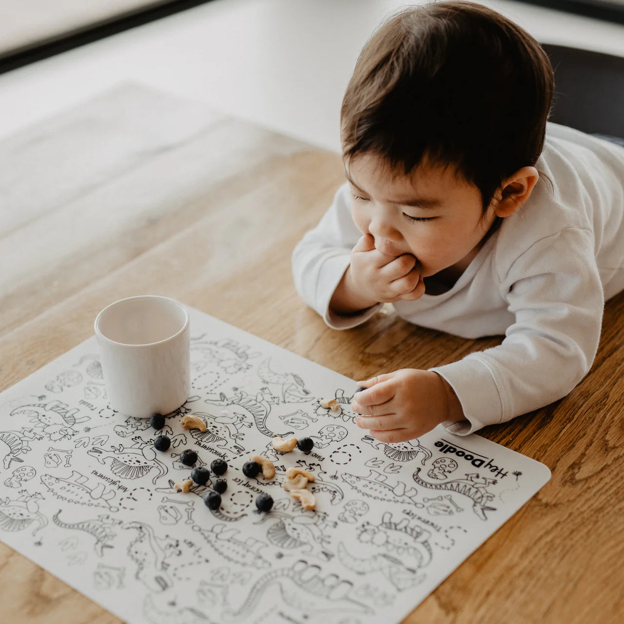 Hey Doodle | Large Colouring & Doodle Playmat - Toot Toot