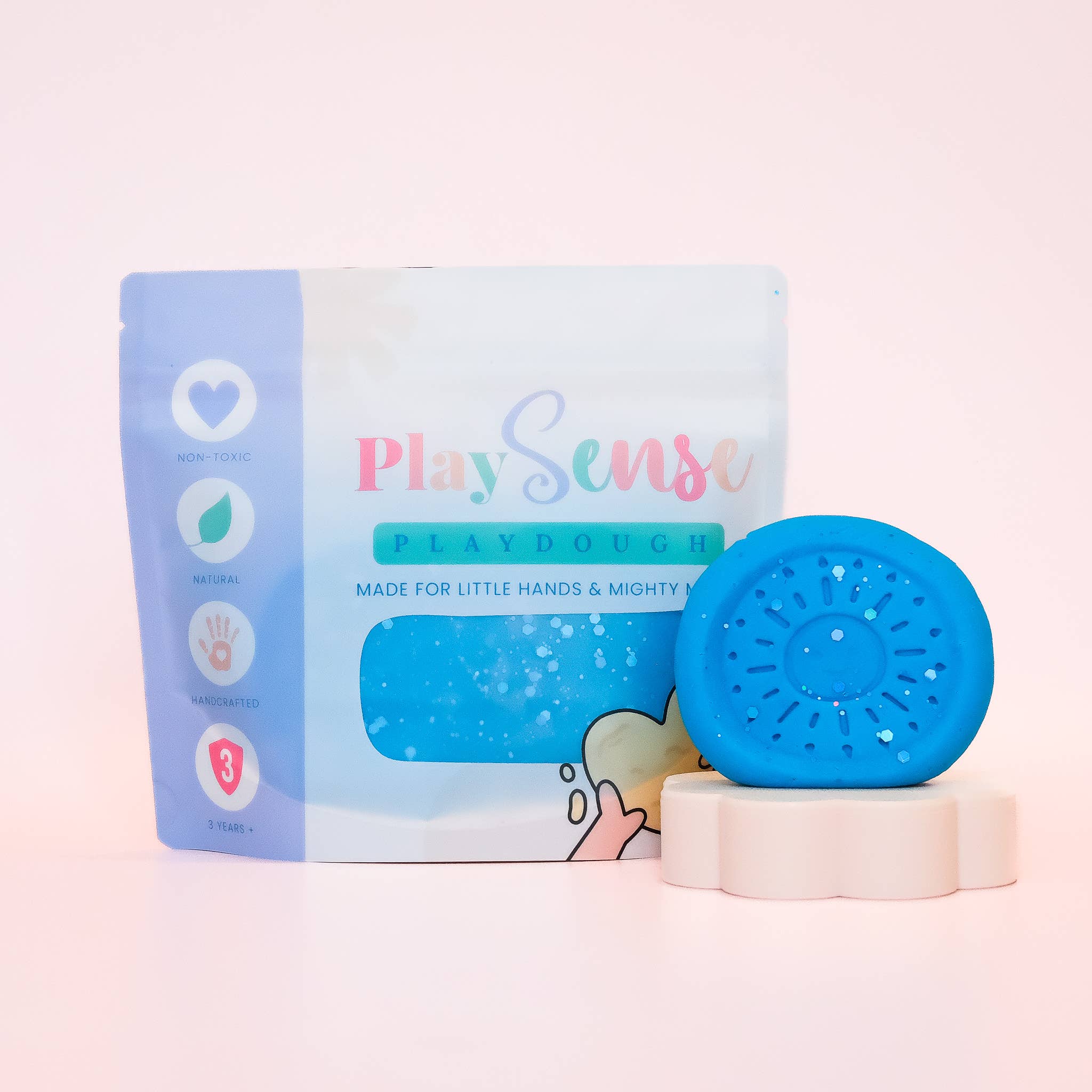 Play Sense | Dough - Glitter Blue (Blue Slushie Scented)