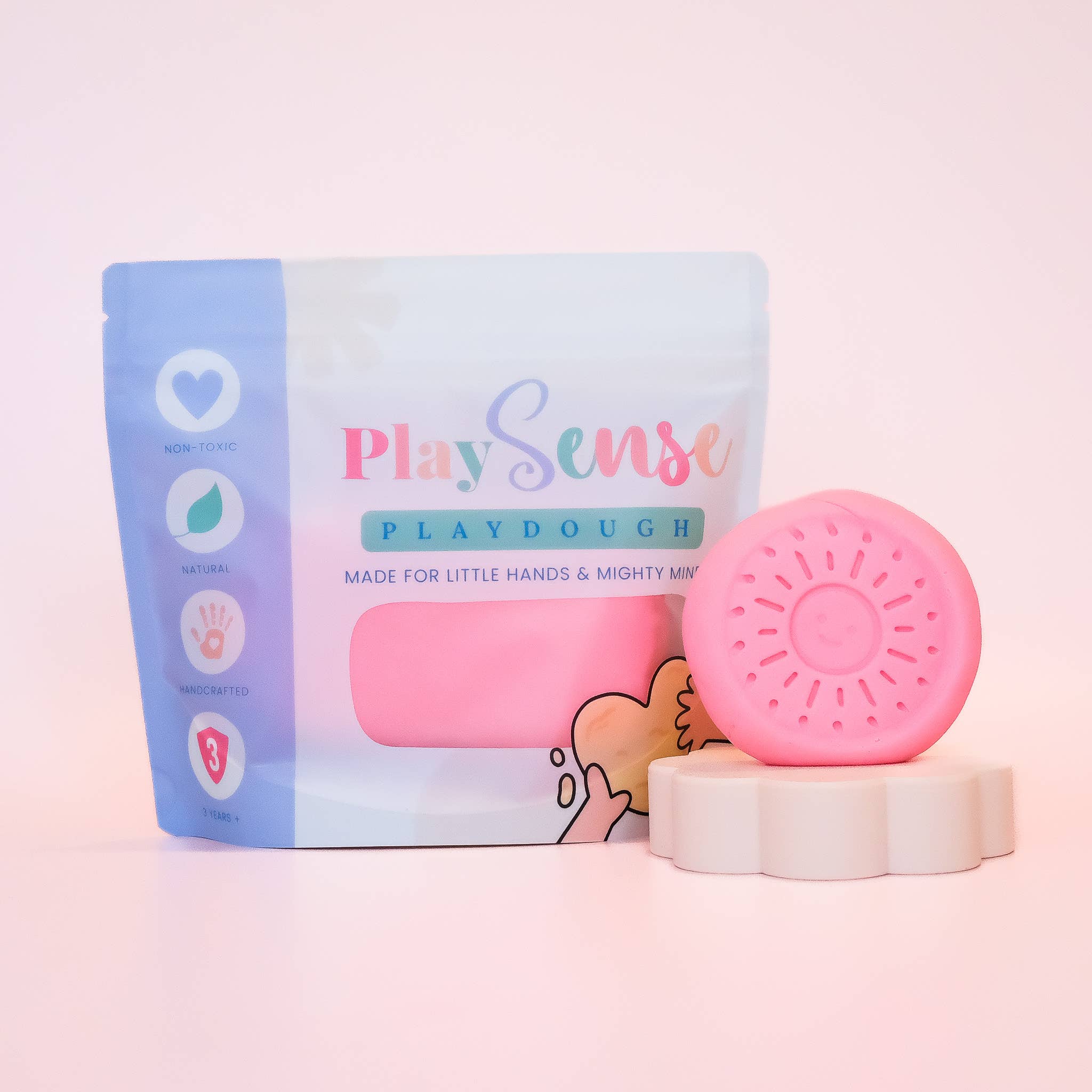 Play Sense | Dough - Pastel Pink (Cotton Candy Scented)