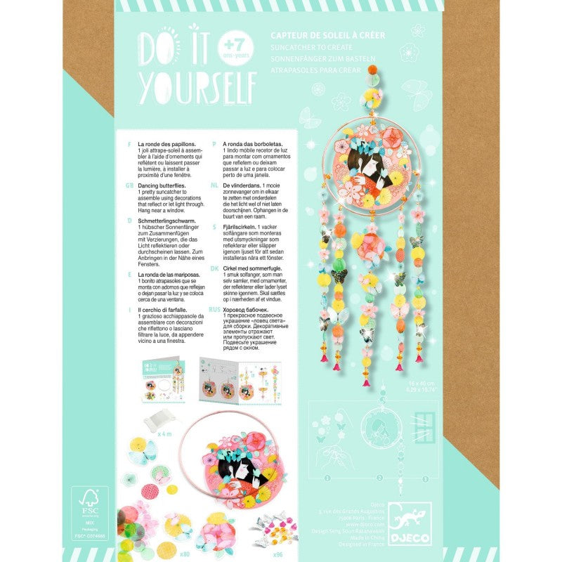 Djeco | DIY Kit - Dancing Butterflies Sun Catcher