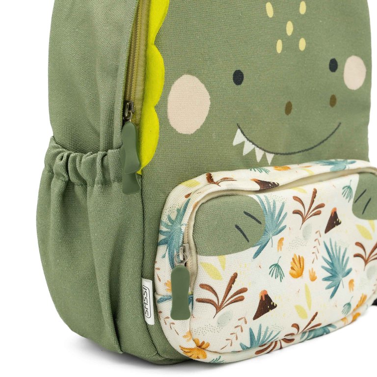 Sassi | A4 Junior Recycled Backpack - Cracky the Dinosaur