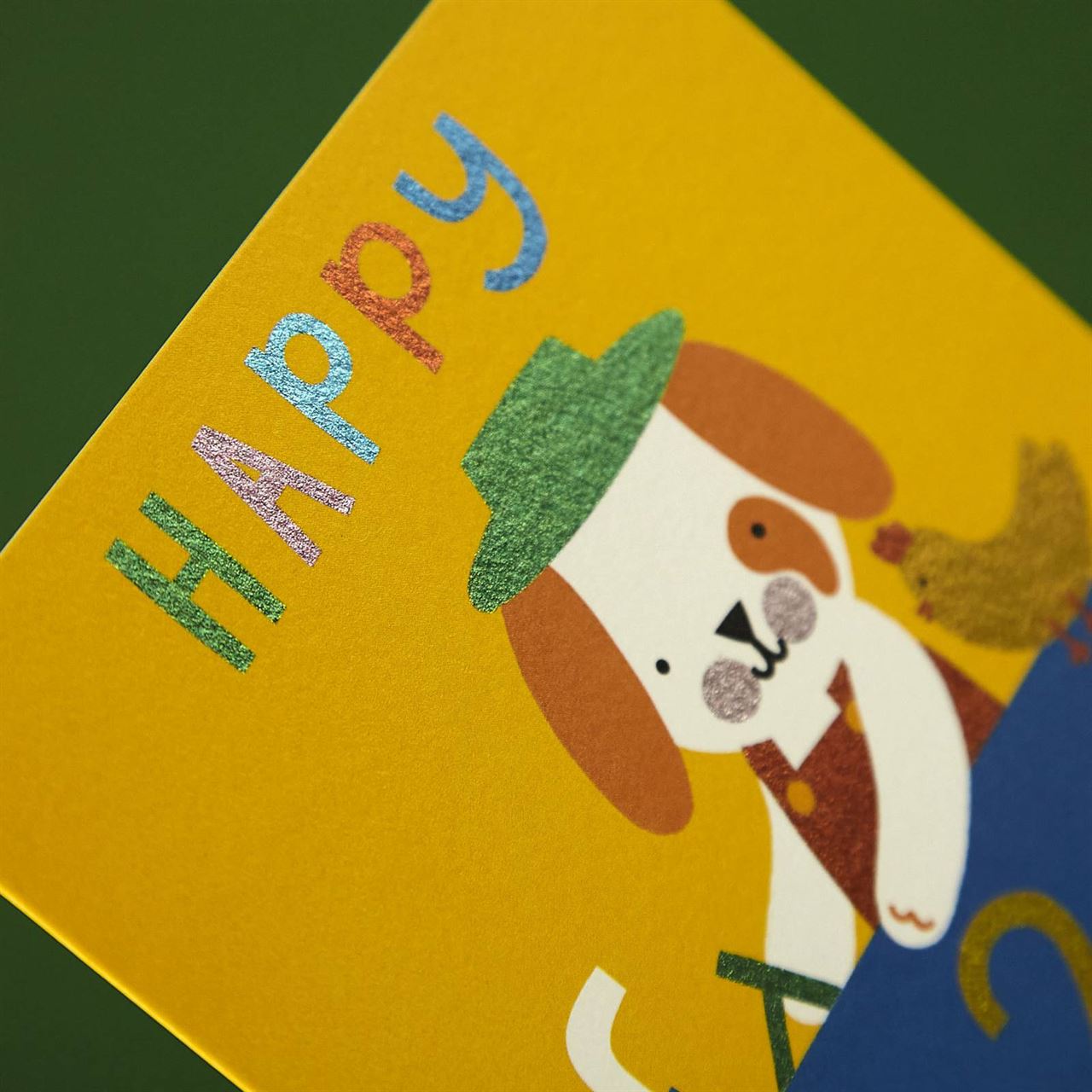 Birthday Card | Age 2 - Farmer Dog