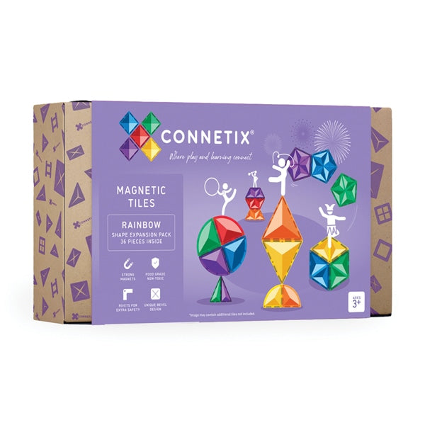 Connetix | Rainbow Shape Expansion Pack - 36 pc