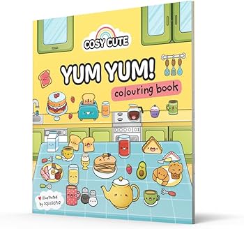Cute & Cosy Colouring Book - Yum Yum