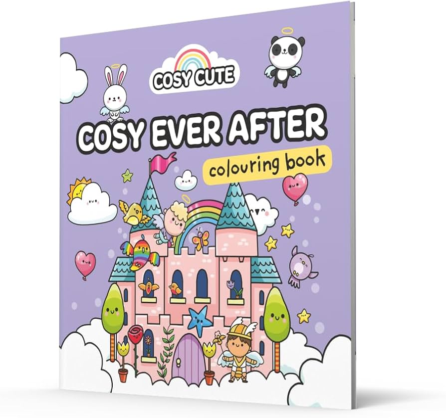 Cute & Cosy Colouring Book - Cosy Ever After