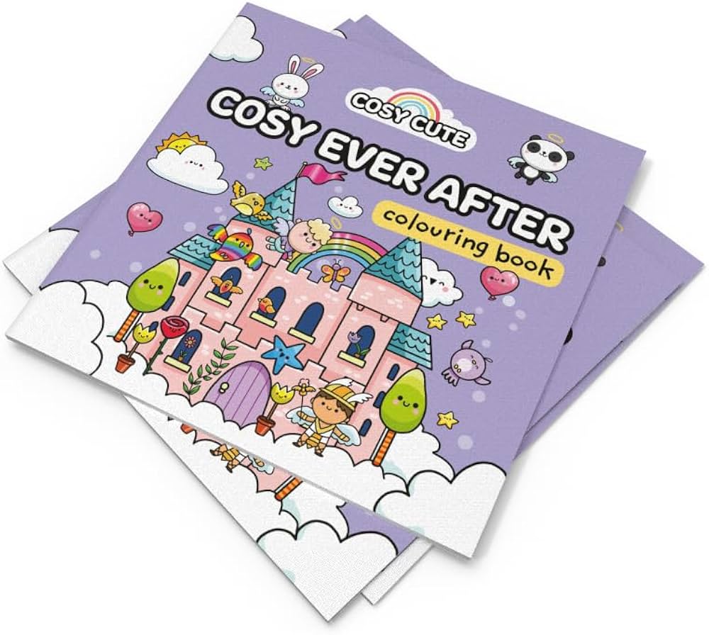 Cute & Cosy Colouring Book - Cosy Ever After