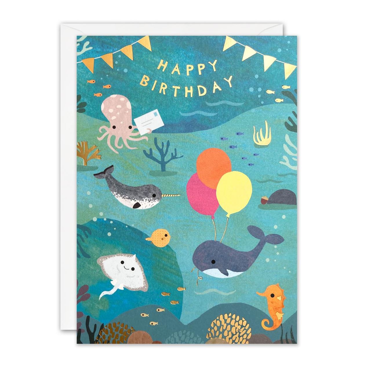 Happy Birthday Under the Sea Card