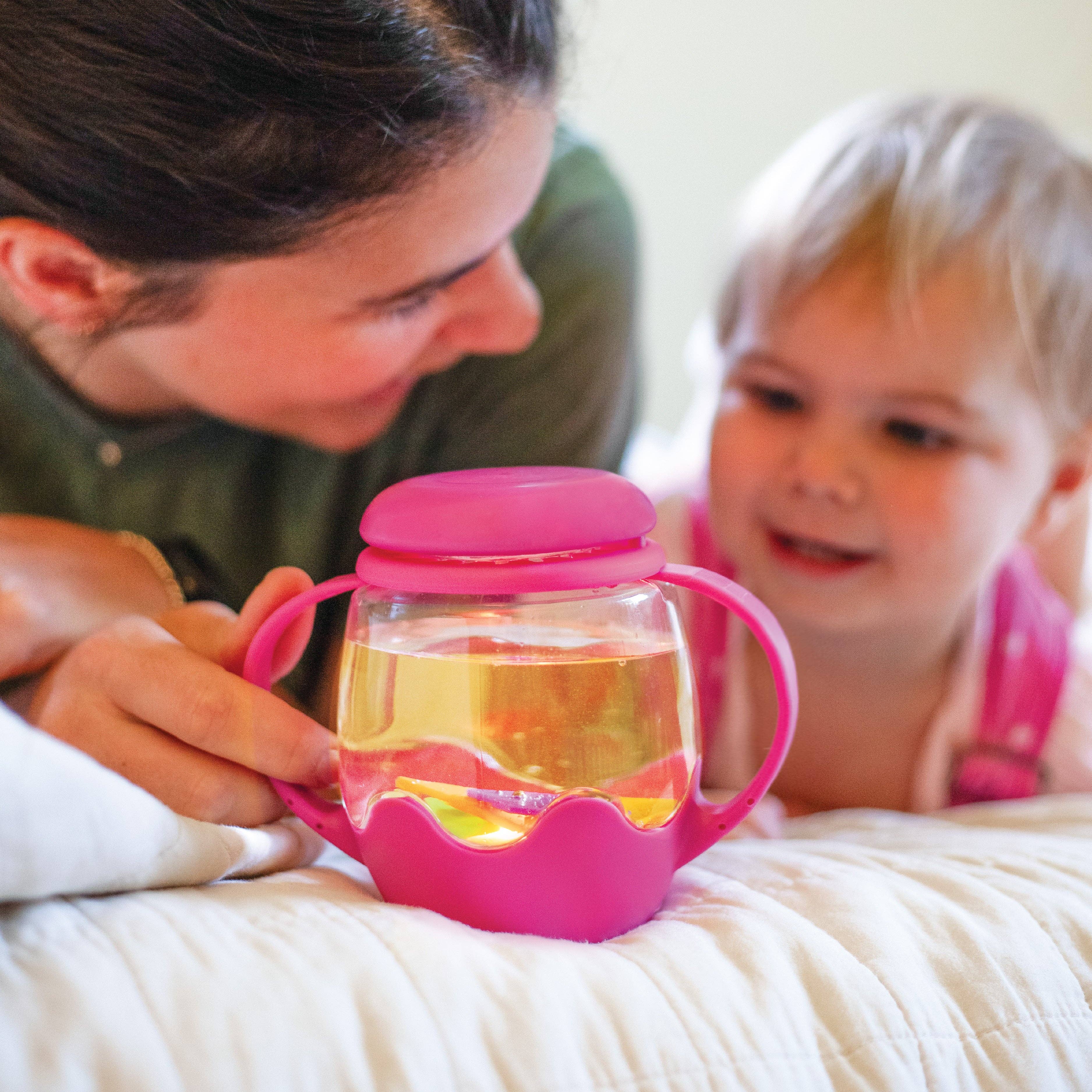 Glo Pals | Mini Sensory Play Jar - Pink