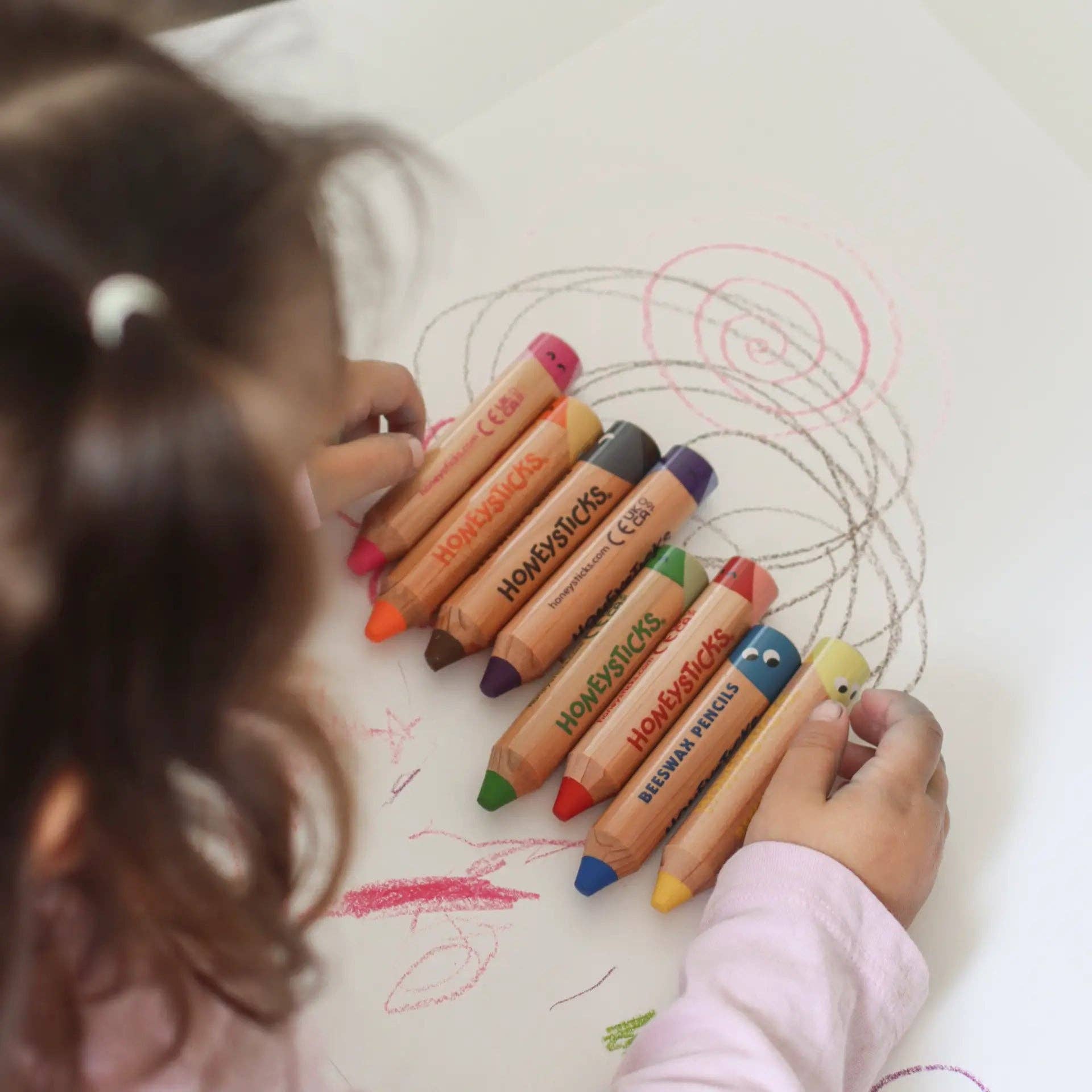Honeysticks | Magic 3-in-1 Beeswax Pencils Little Learners - 7pk