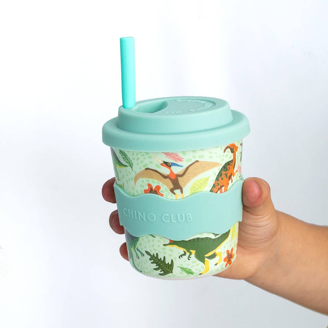 Chino Club | Green Dino - Kids Keep Cup 8oz