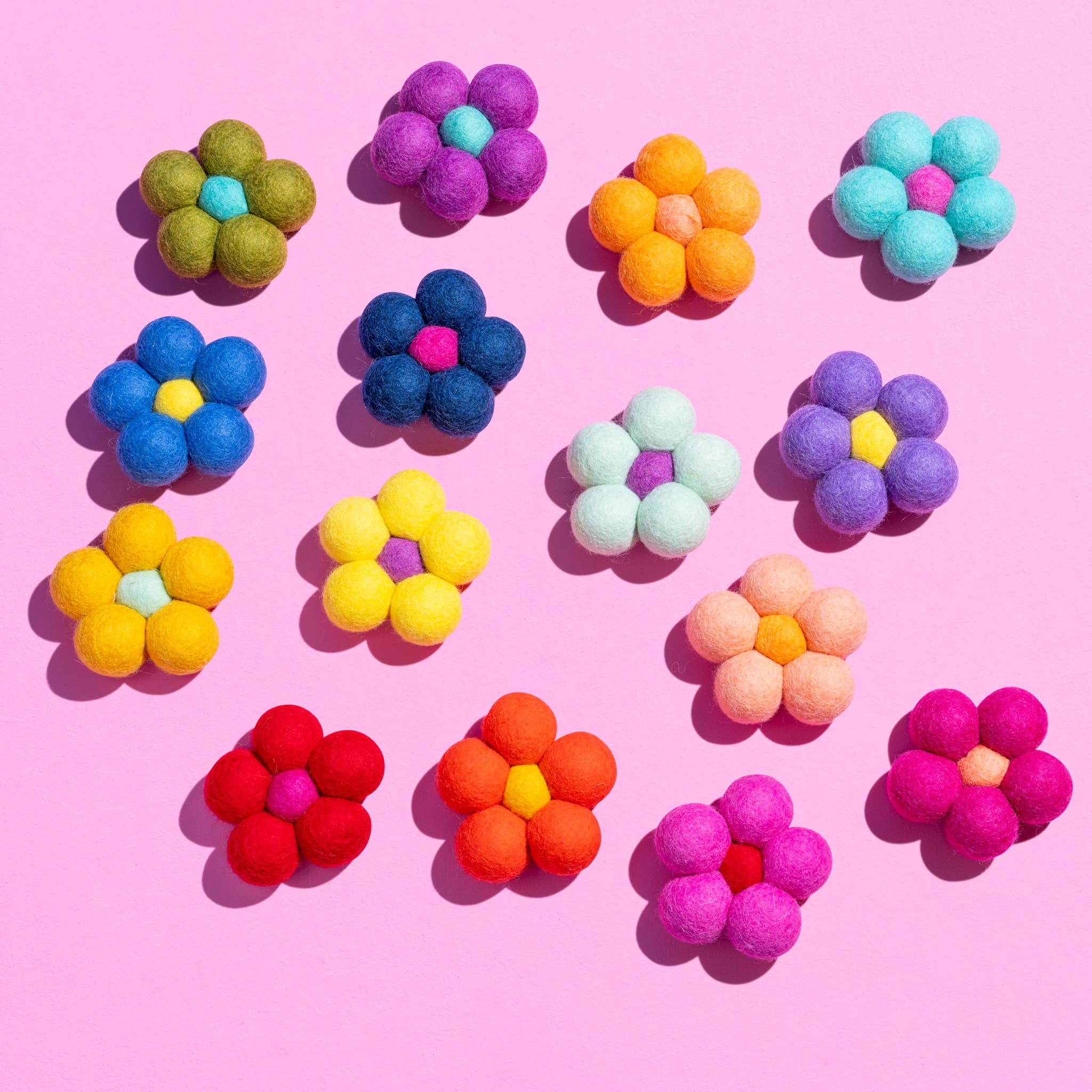 Little Fish Co. | Felt Ball Flowers