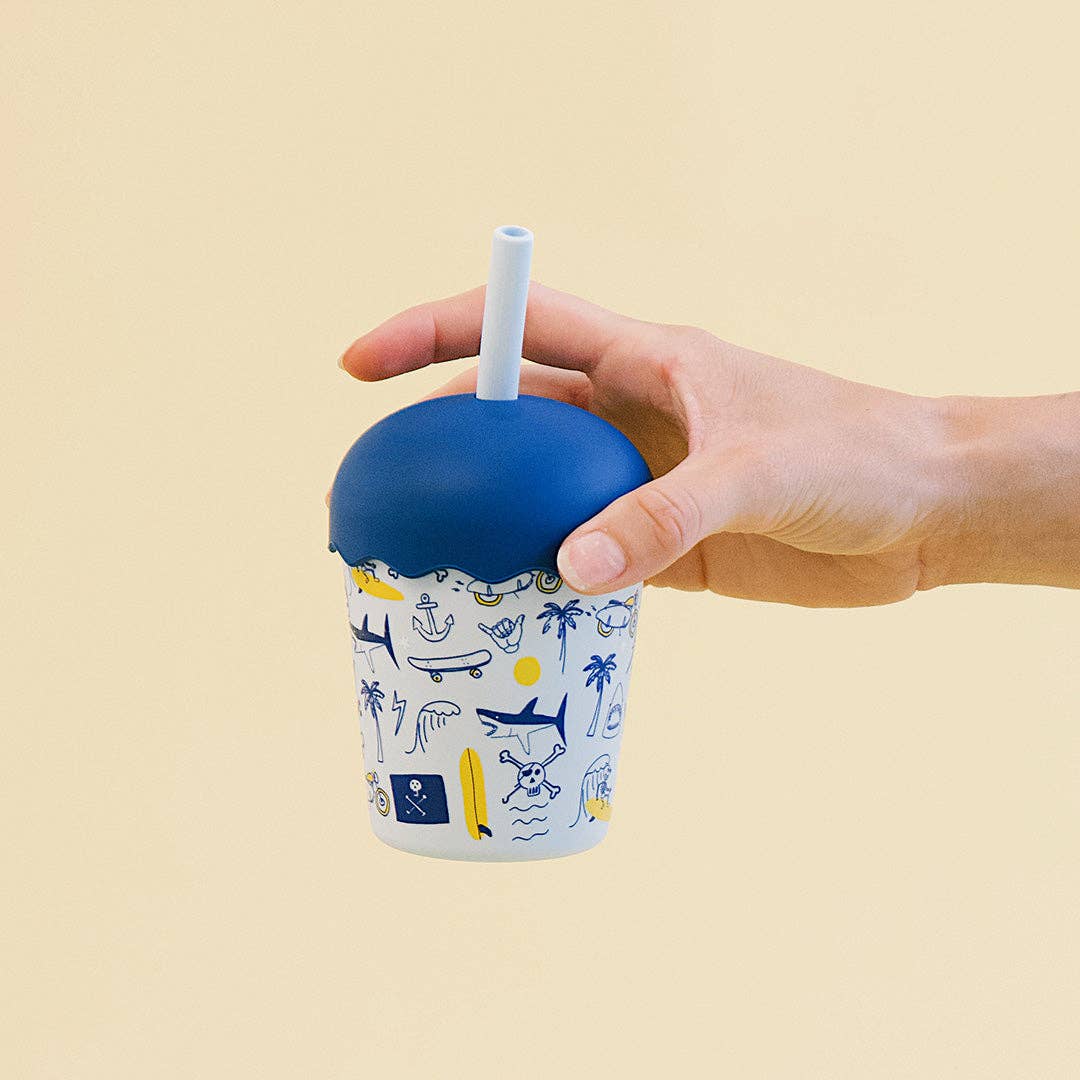 Chino Club | Rad Times - Mini Smoothie Cup & Straw 200ml