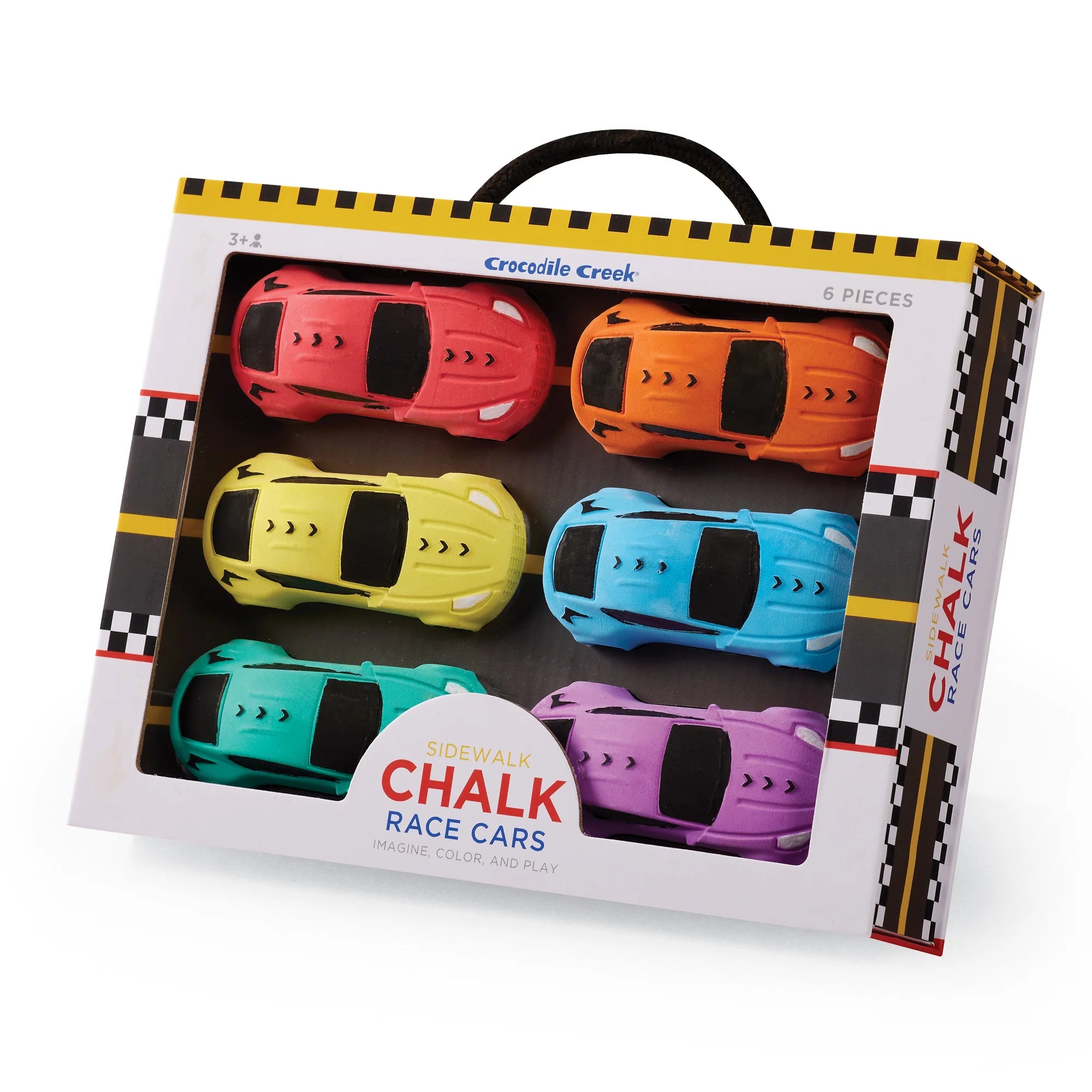 Crocodile Creek | Sidewalk Chalk - Race Cars