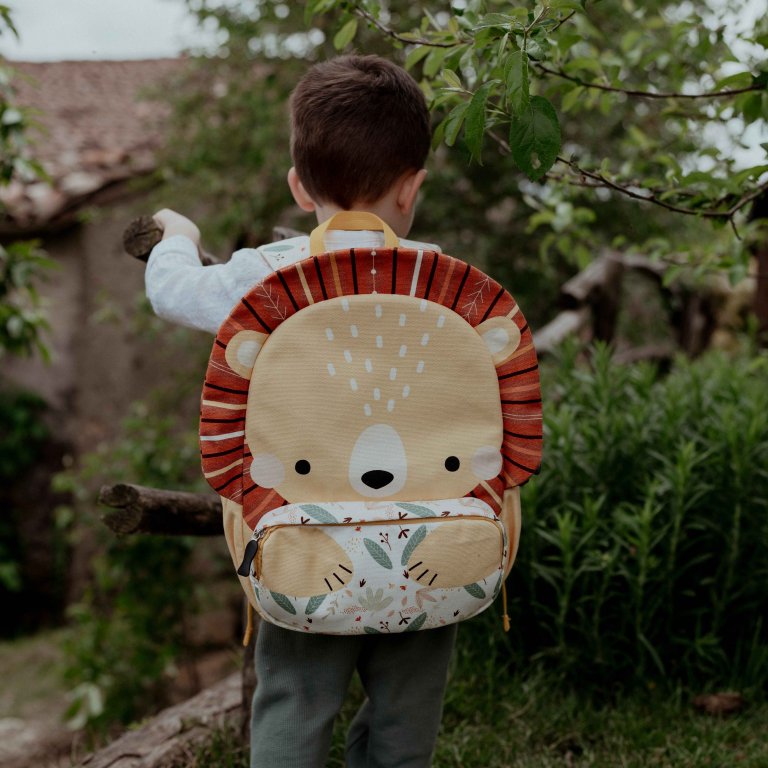 Sassi | A4 Junior Recycled Backpack - Chompy the Lion