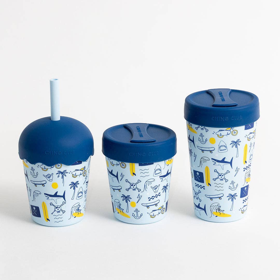 Chino Club | Rad Times - Mini Smoothie Cup & Straw 200ml