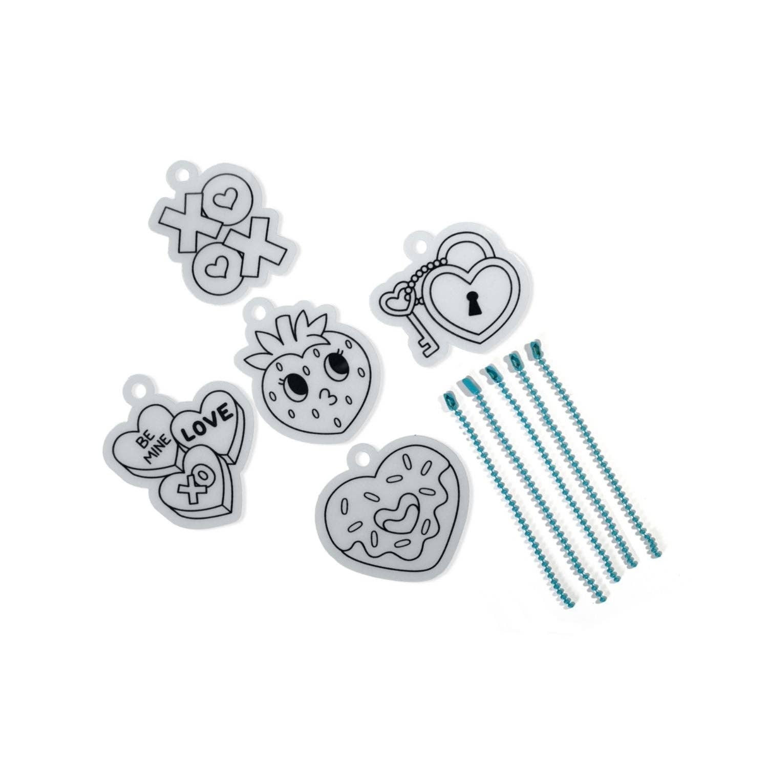 Ooly | Mini Shrink-Its! DIY Shrink Art Kit - Hugs & Kisses