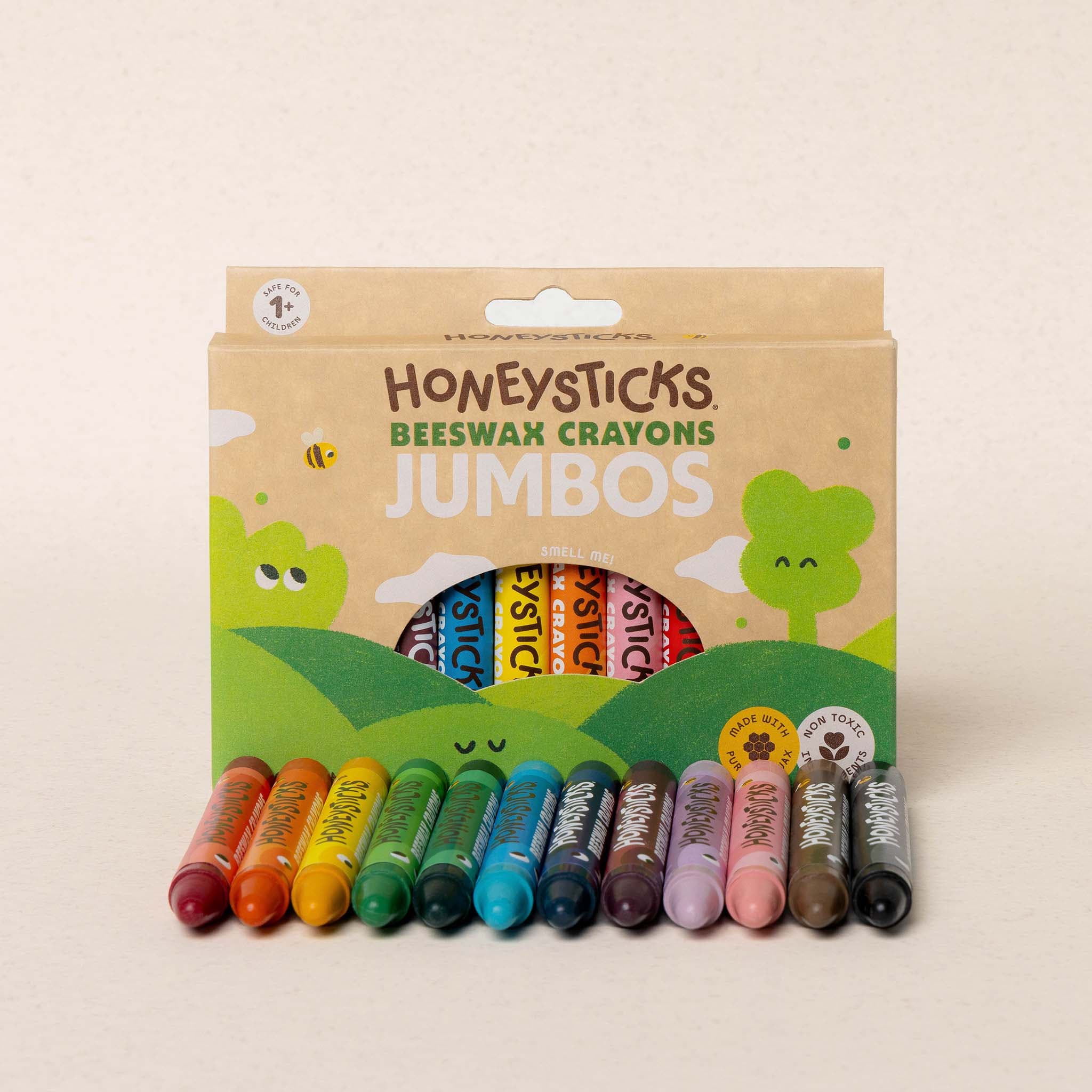 Honeysticks | Beeswax Crayons Jumbos - 12pk