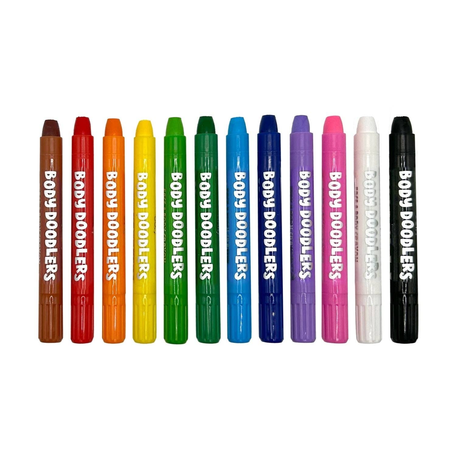 Ooly | Face & Body Doodlers Crayons - 12pk