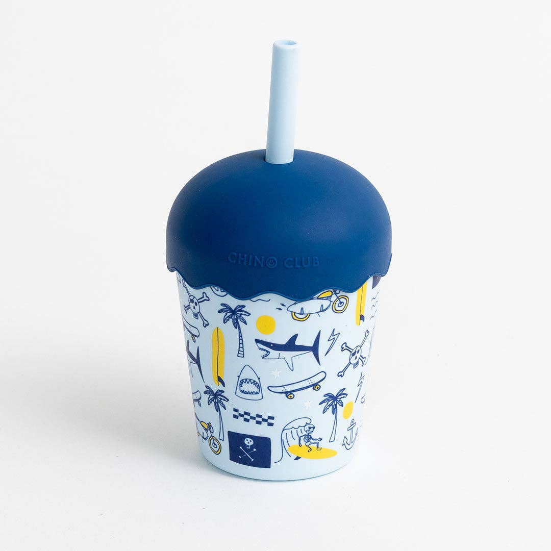 Chino Club | Rad Times - Mini Smoothie Cup & Straw 200ml