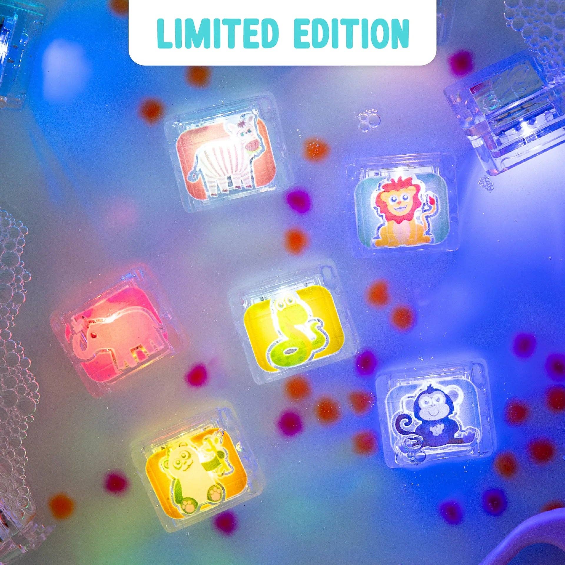 Glo Pals | Limited Edition Light-Up Cubes - Zoo Animals 6pk