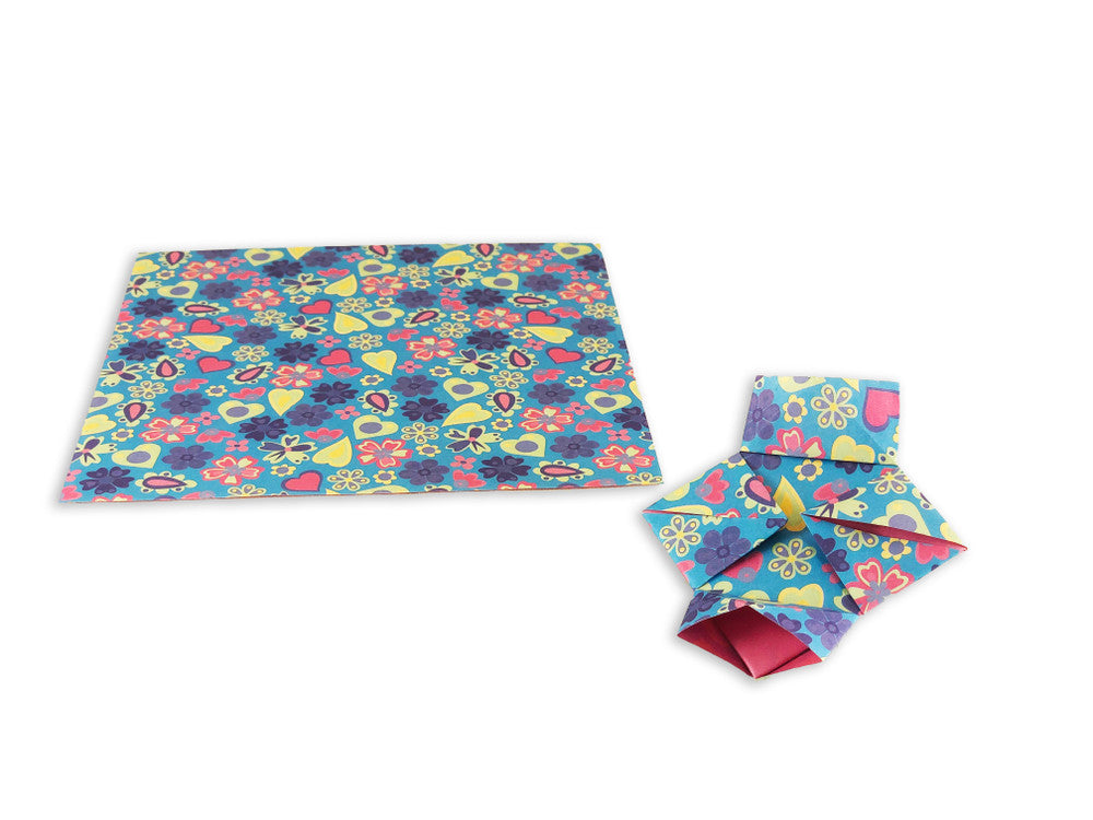 Tuttle | Origami Paper - 100 sheets Hearts & Flowers