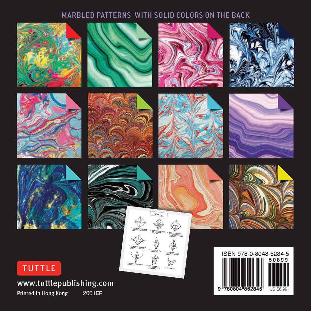 Tuttle | Origami Paper - 200 sheets Marbled Patterns