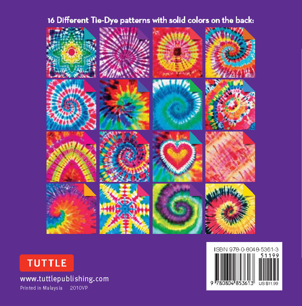 Tuttle | Tie Dye Patterns Paper Pack Book