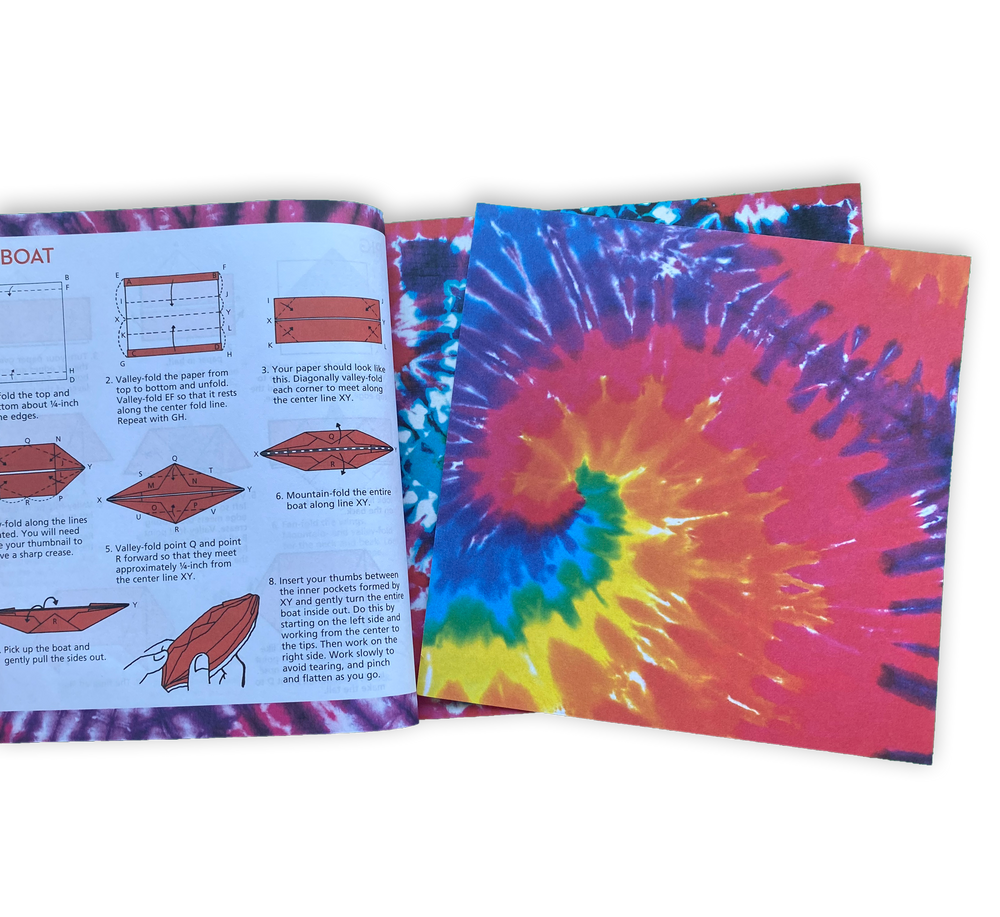 Tuttle | Tie Dye Patterns Paper Pack Book