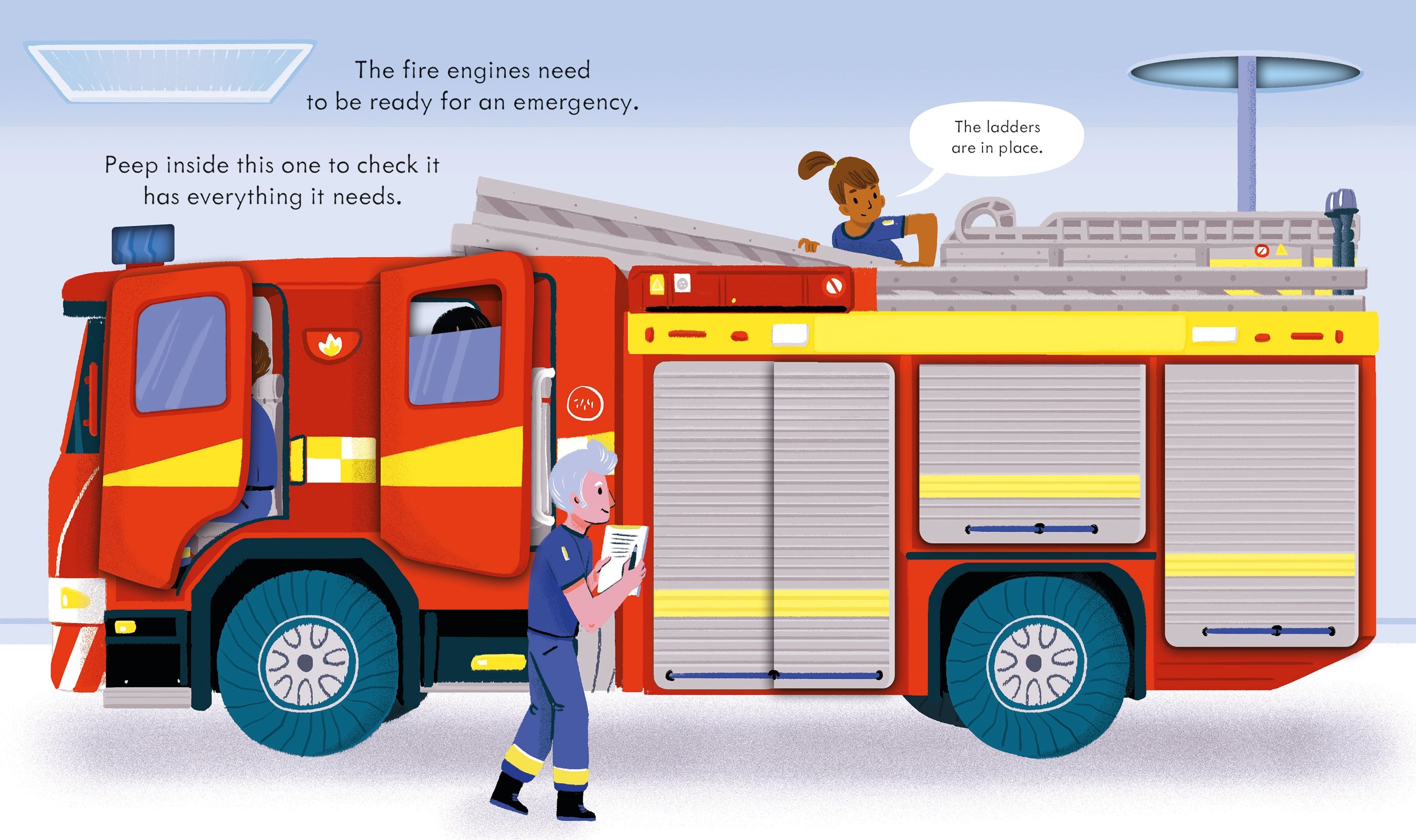 Usborne Books | Peep Inside How A Fire Engine Works