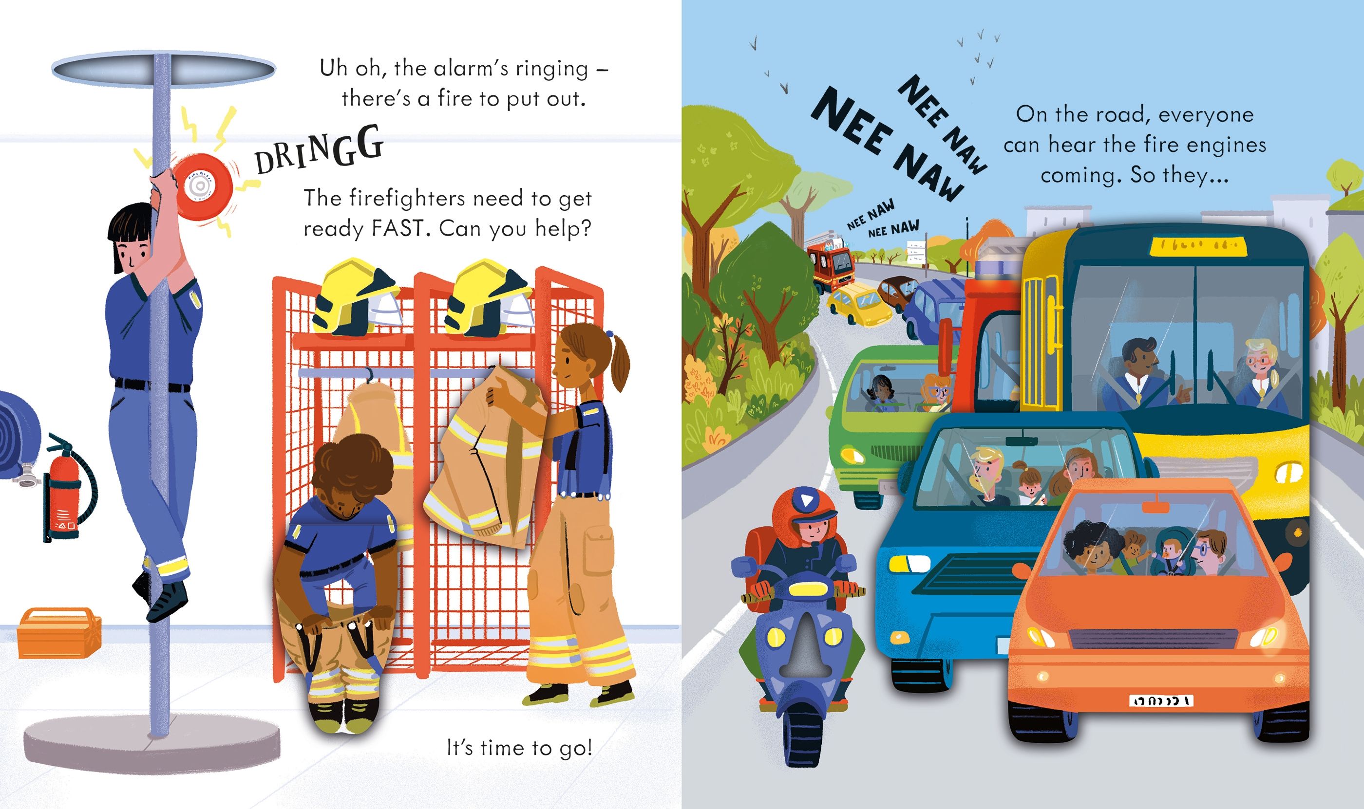 Usborne Books | Peep Inside How A Fire Engine Works