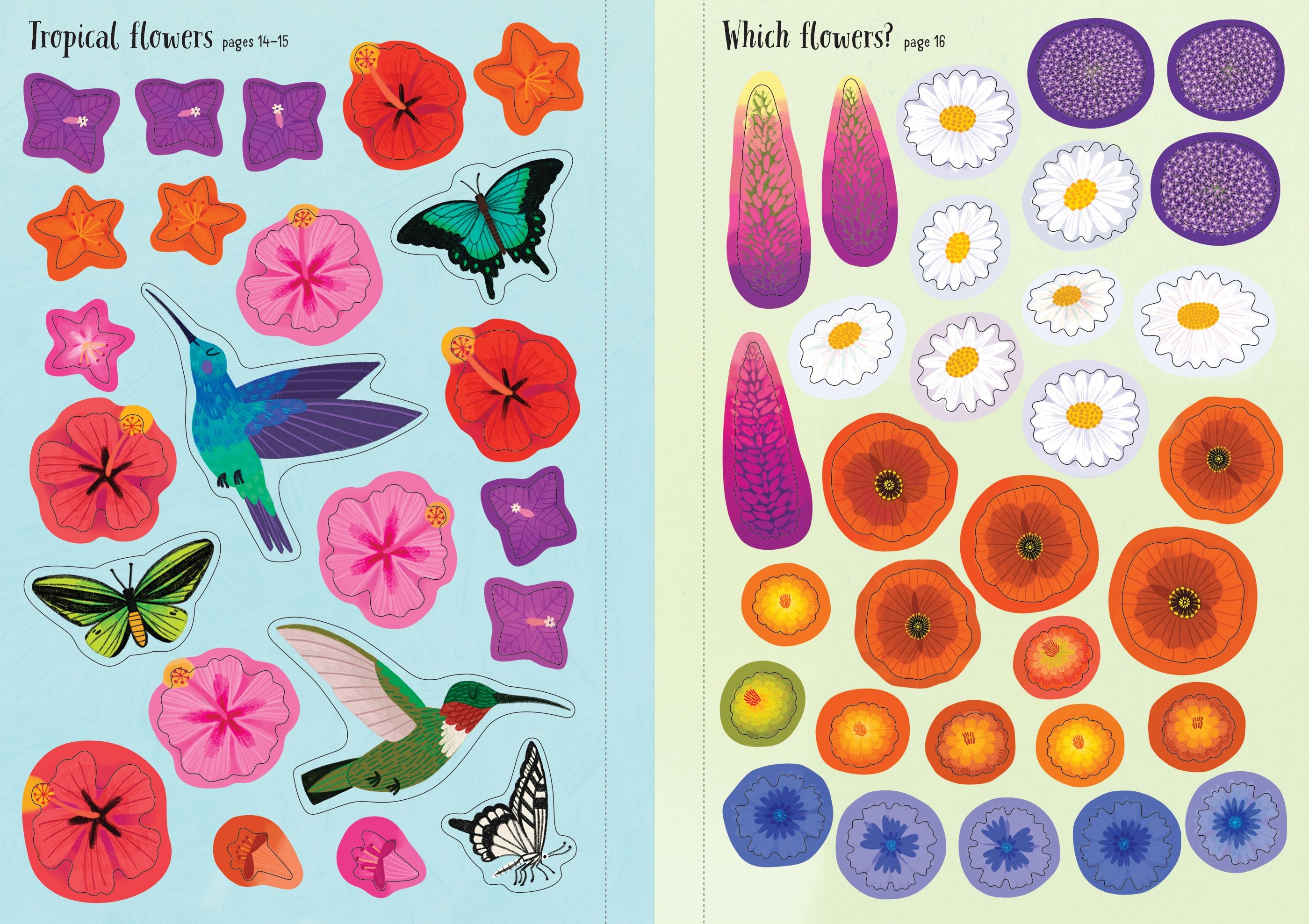 Usborne Books | Little First Stickers - Flowers