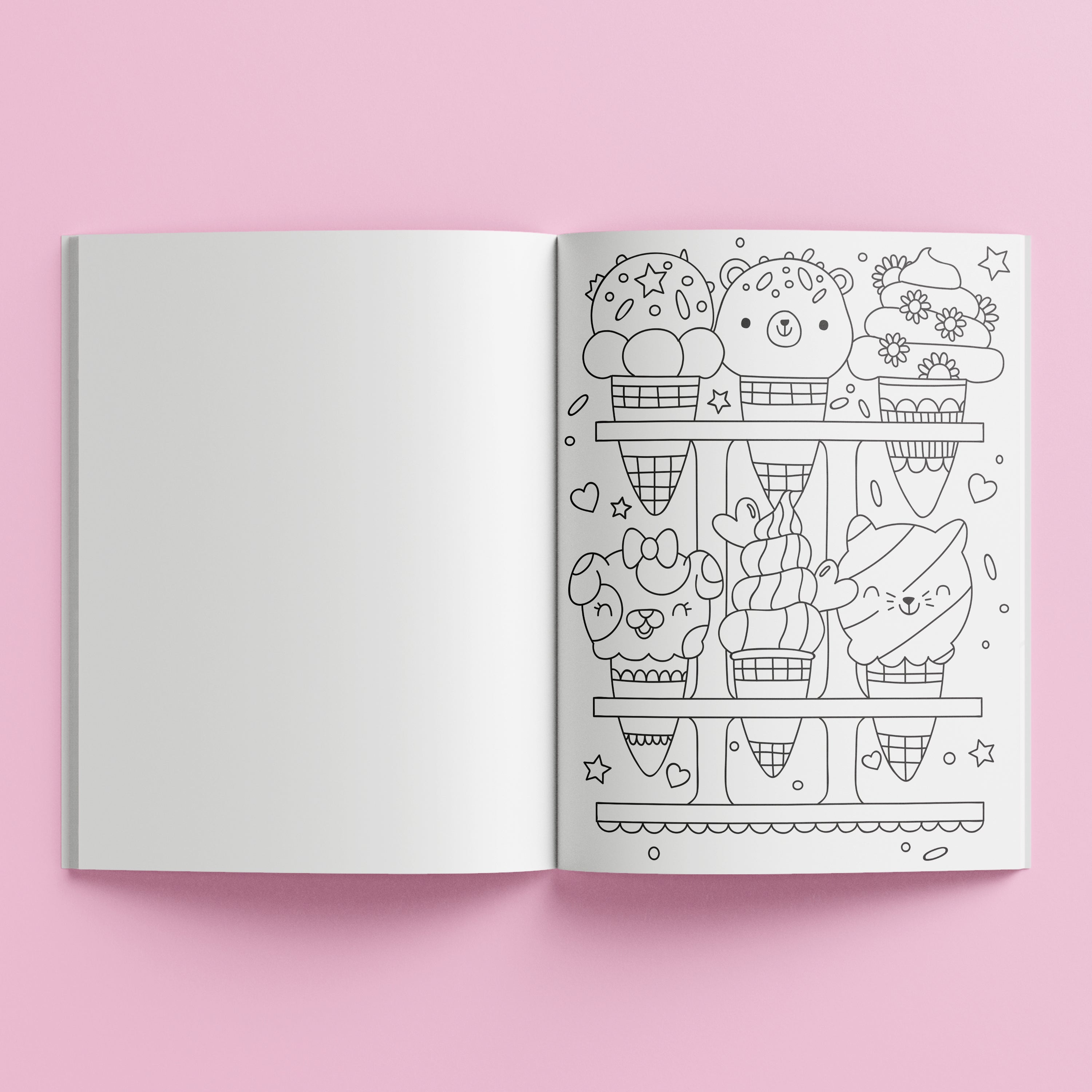 Hinkler | Kaleidoscope Colouring Scented Stickers Sweet Treats