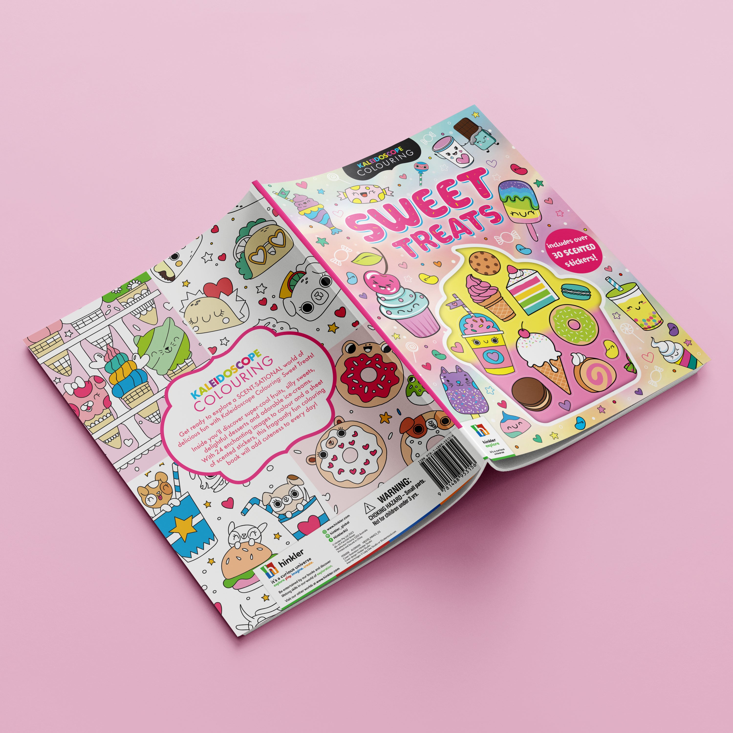 Hinkler | Kaleidoscope Colouring Scented Stickers Sweet Treats