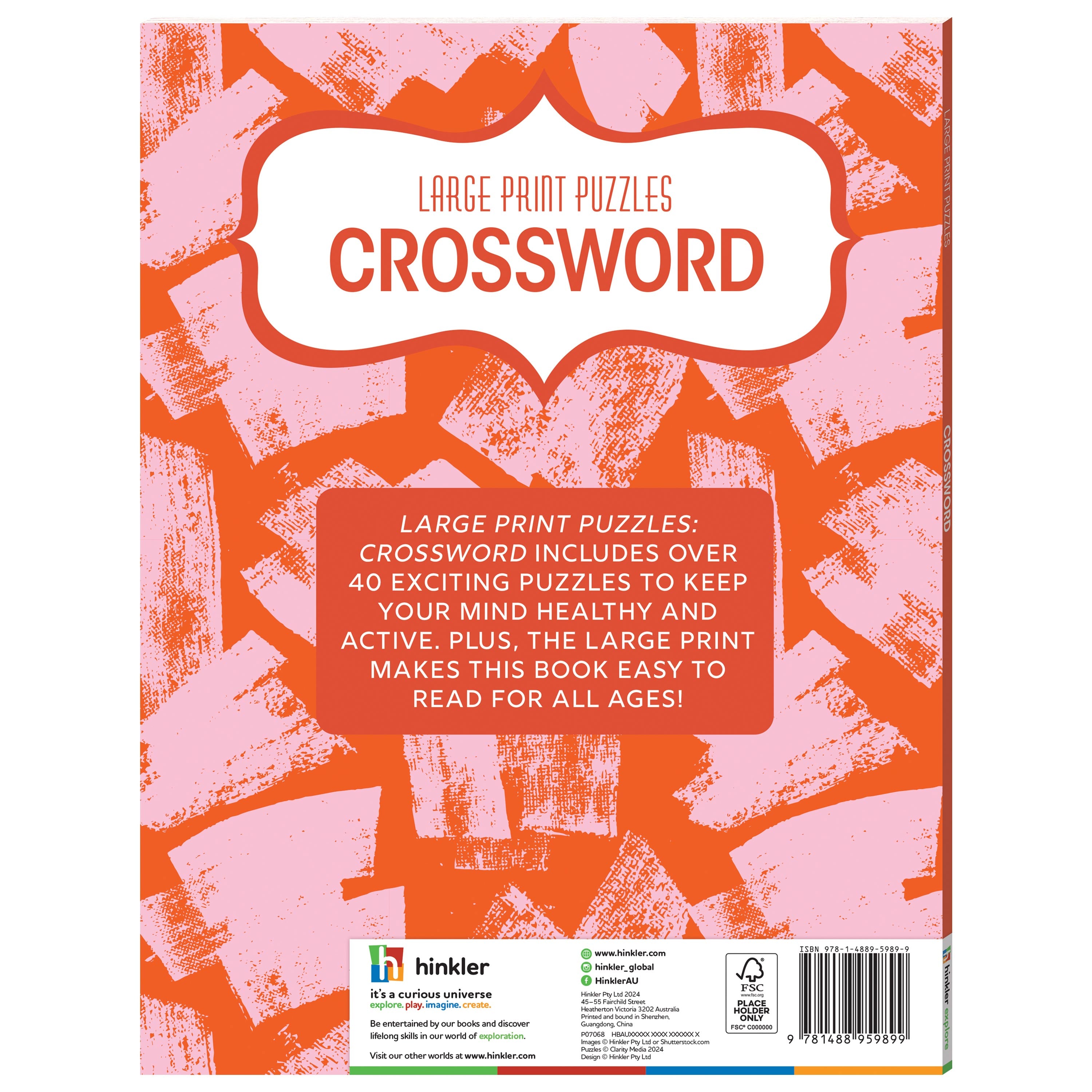 Hinkler | Large Print Puzzles - Crosswords