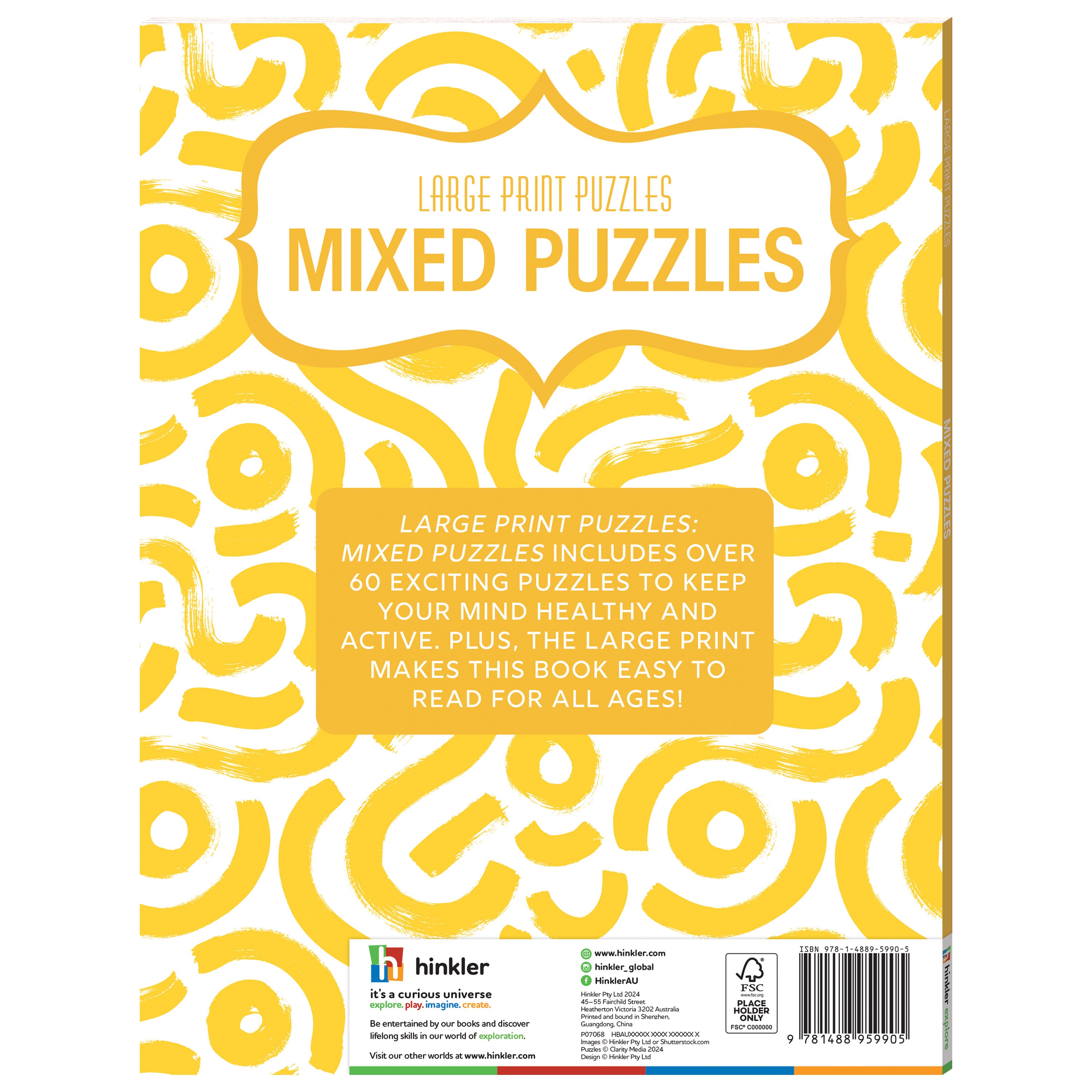 Hinkler | Large Print Puzzles - Mixed Puzzles