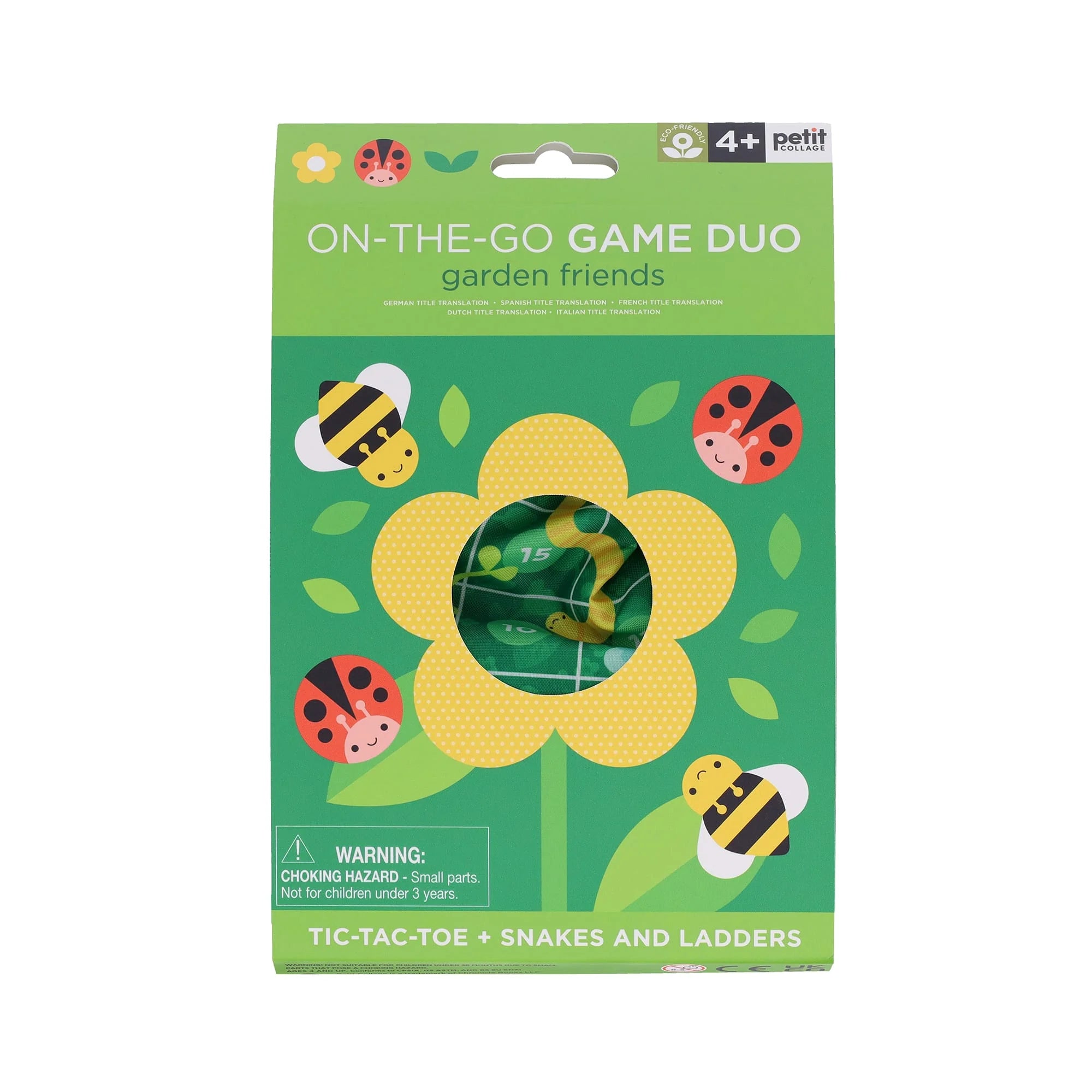 Petit Collage | On-the-Go Game Duo - Garden Friends