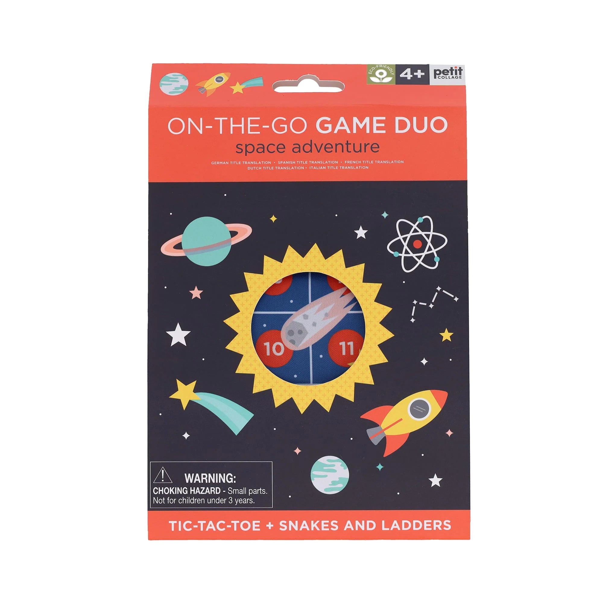 Petit Collage | On-the-Go Game Duo - Space Adventure