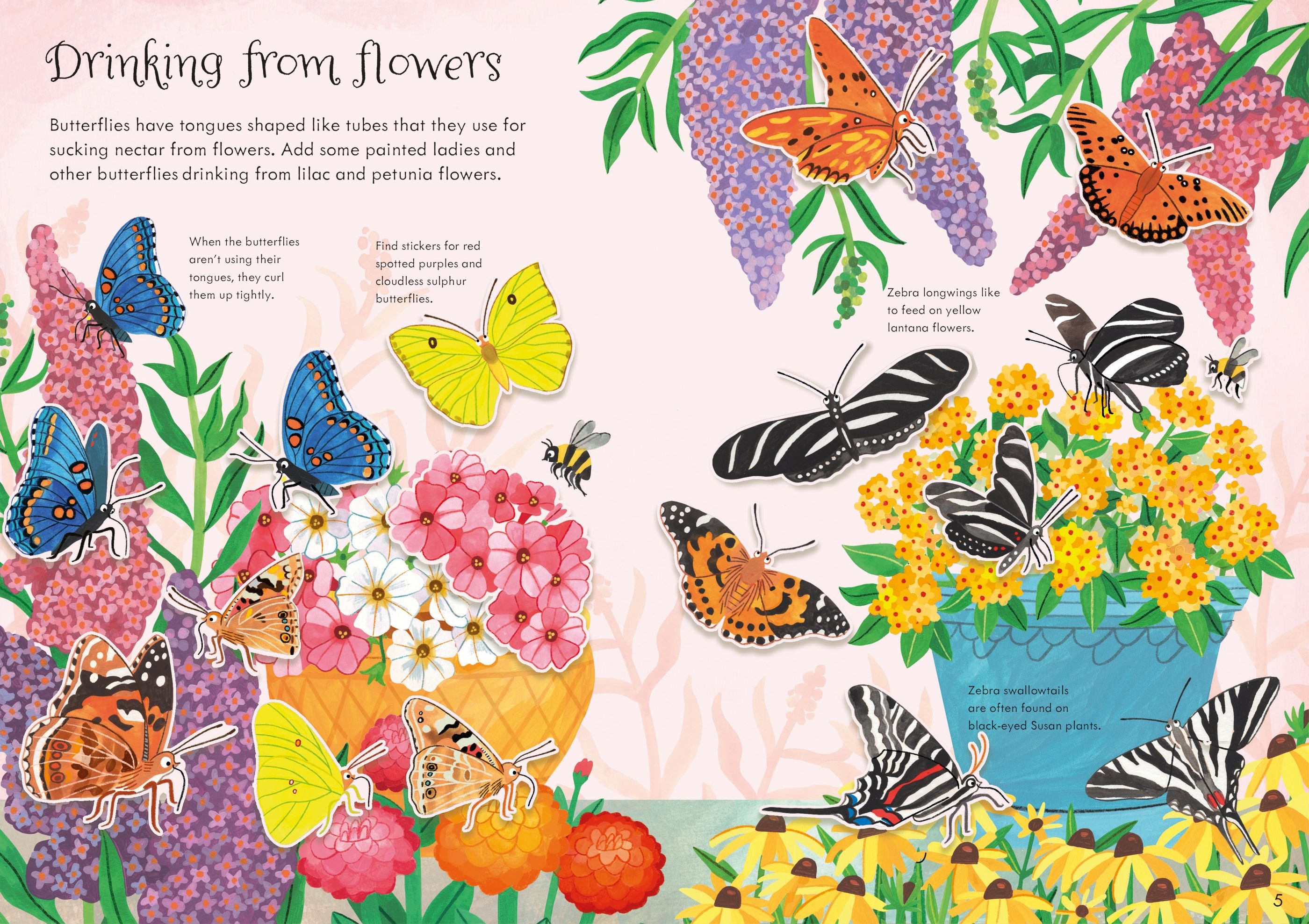 Usborne Books | Little First Stickers - Butterflies