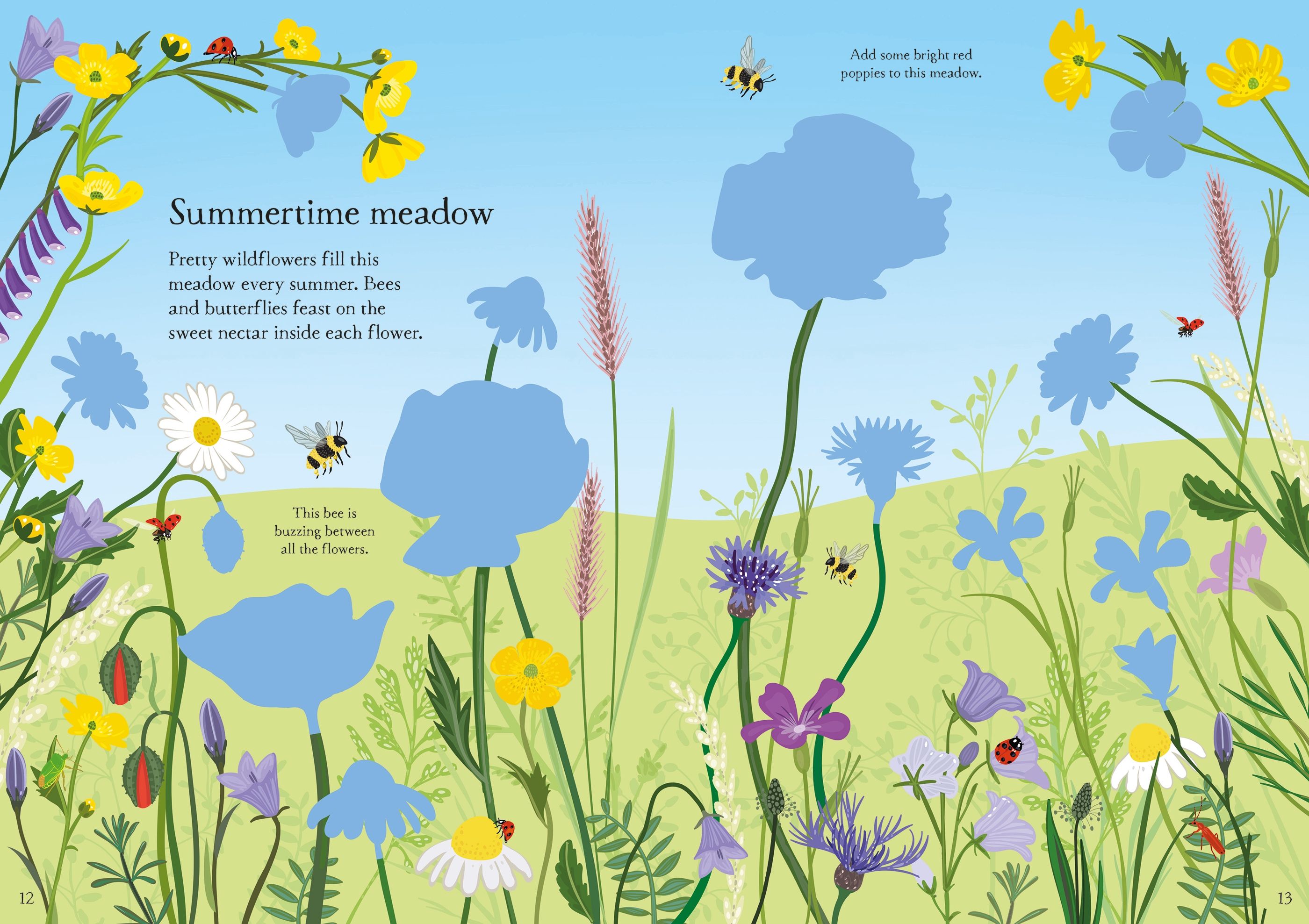 Usborne Books | Little First Stickers - Wildflowers