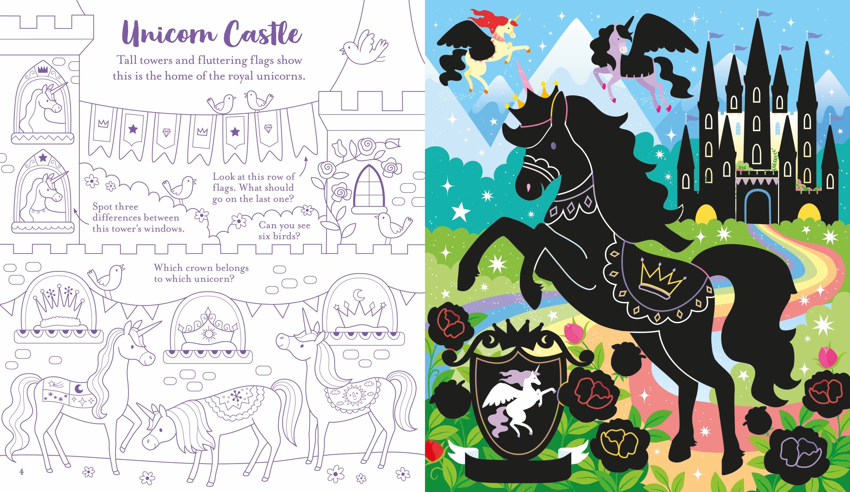 Usborne Books | Scratch Activities - Unicorns