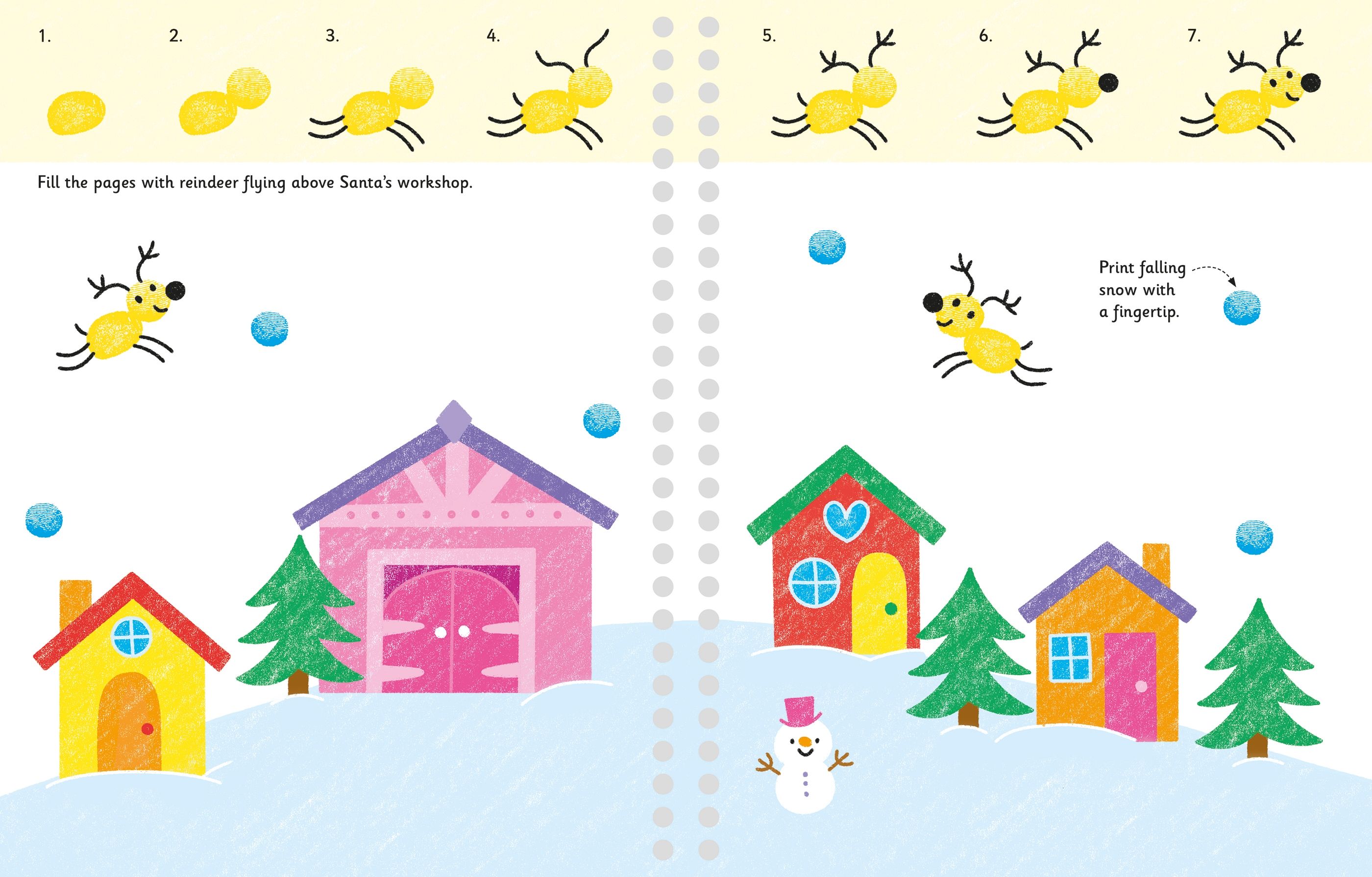 Usborne | Fingerprint Activities - Santa's Workshop