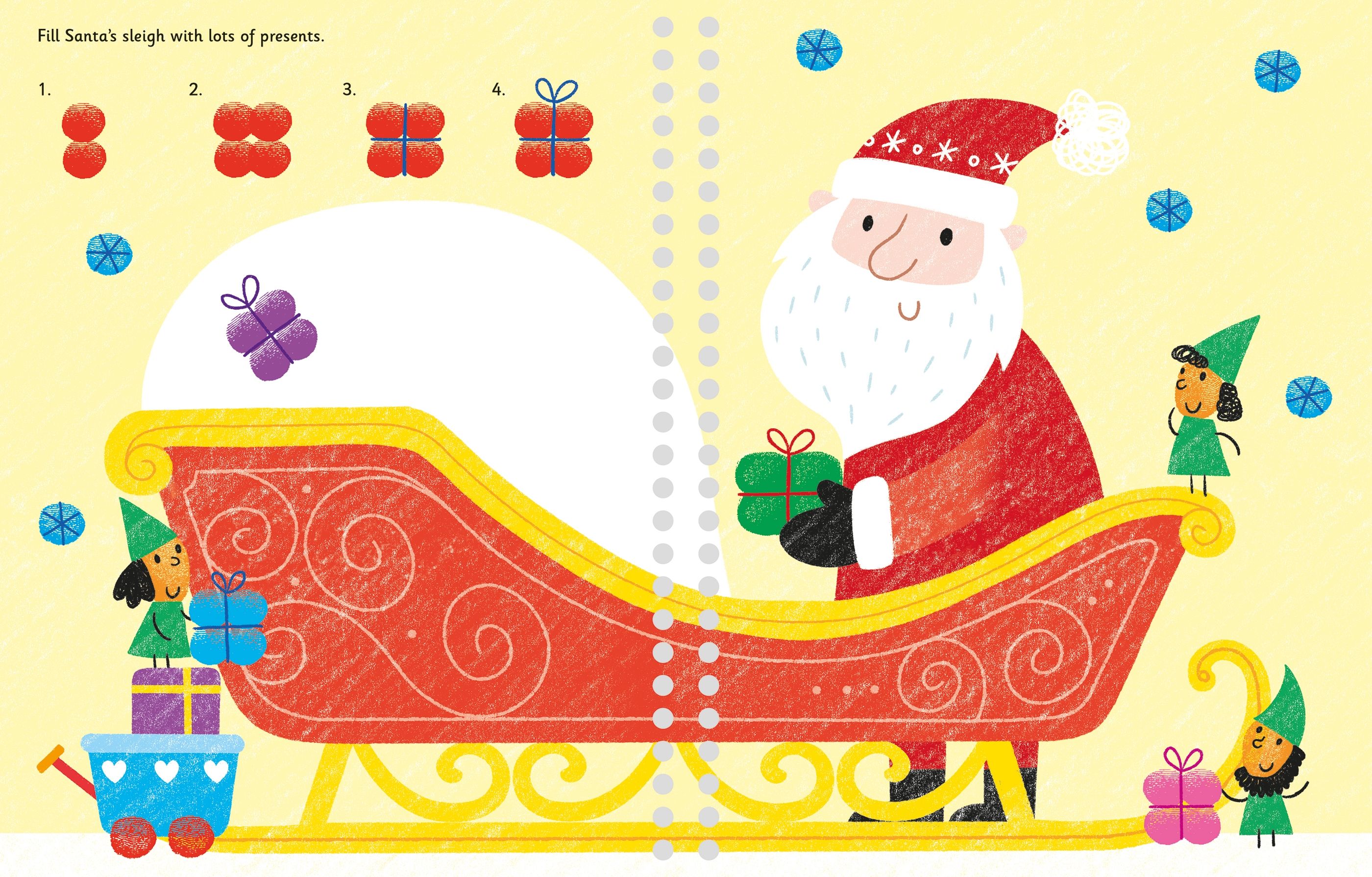 Usborne | Fingerprint Activities - Santa's Workshop