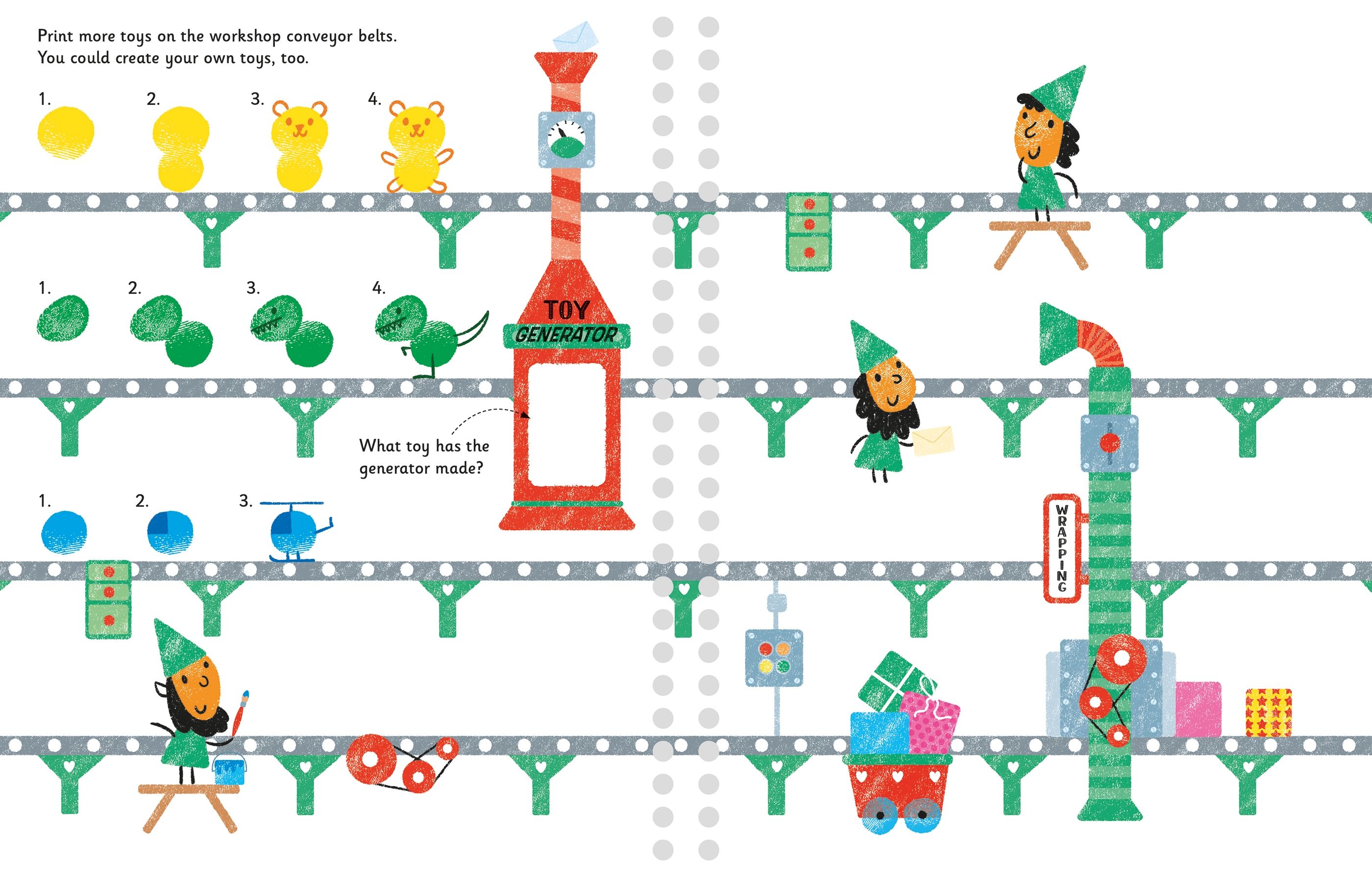 Usborne | Fingerprint Activities - Santa's Workshop