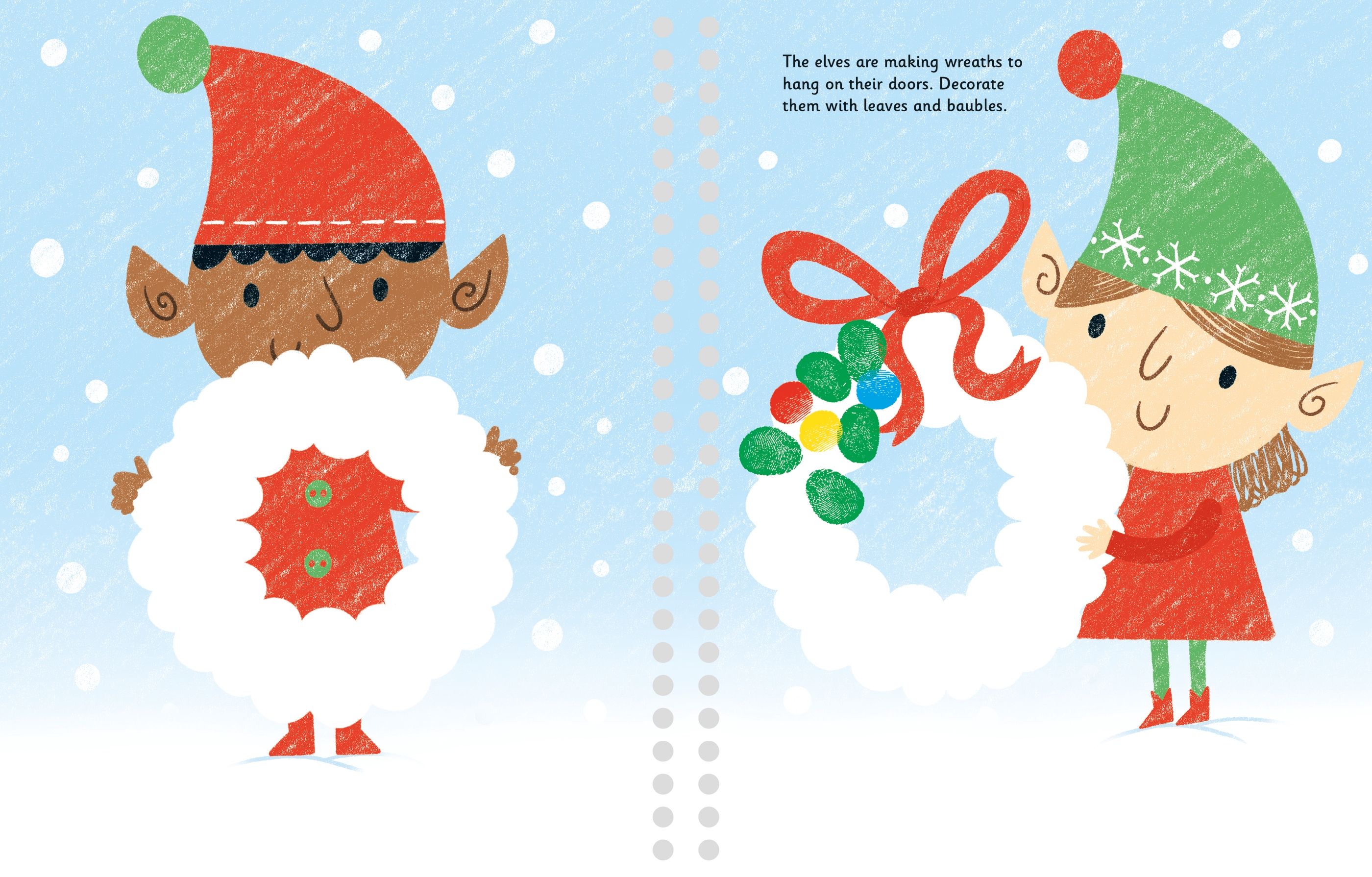 Usborne | Fingerprint Activities - Santa's Workshop