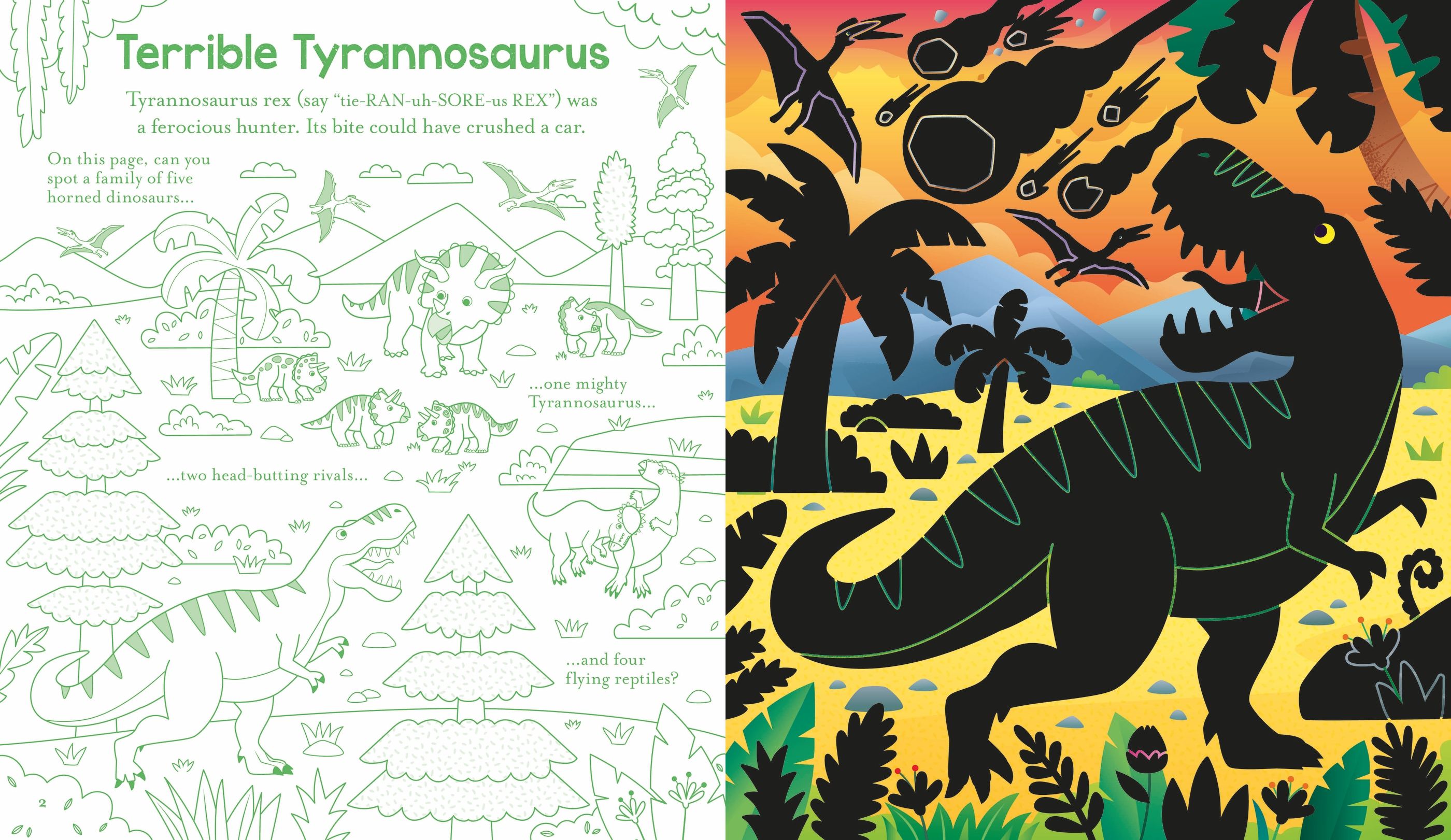 Usborne Books | Scratch Activities - Dinosaurs