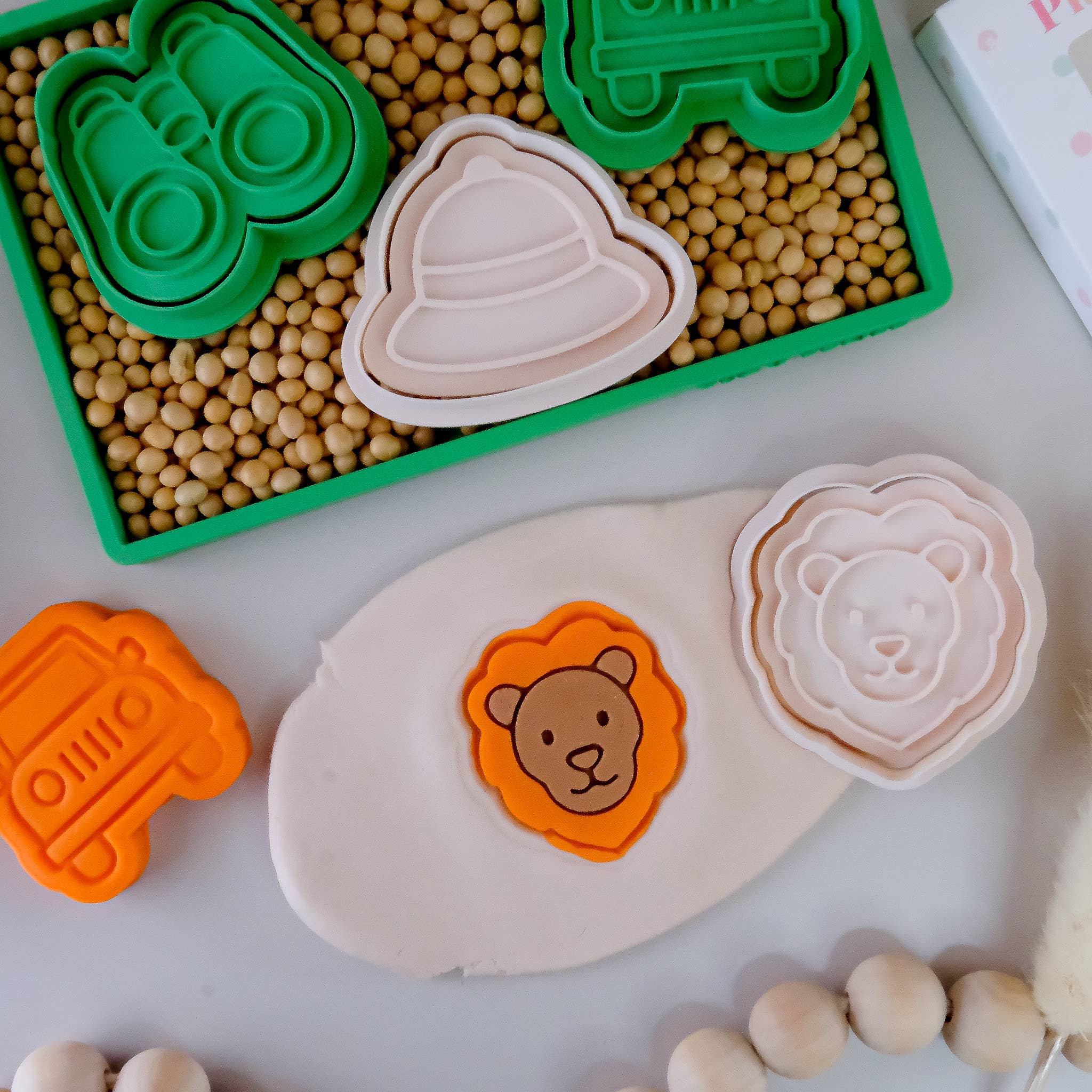 Play Sense | Eco Playdough Stamp - Safari Lion