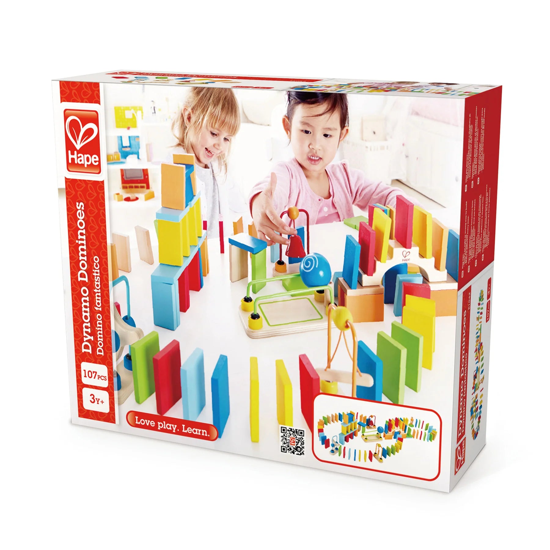 Hape | Dynamo Dominos - 107pc