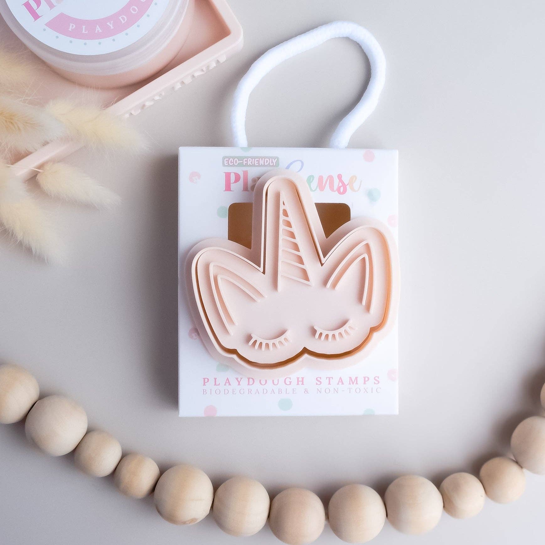 Play Sense | Eco Playdough Stamp - Unicorn Face